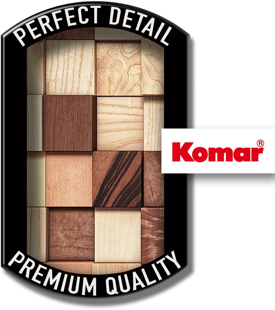 Komar Fototapete »Digitaldruck Vlies - Lumbercheck - Größe 100 x 280 cm«, bedruckt, Wohnzimmer, Schlafzimmer