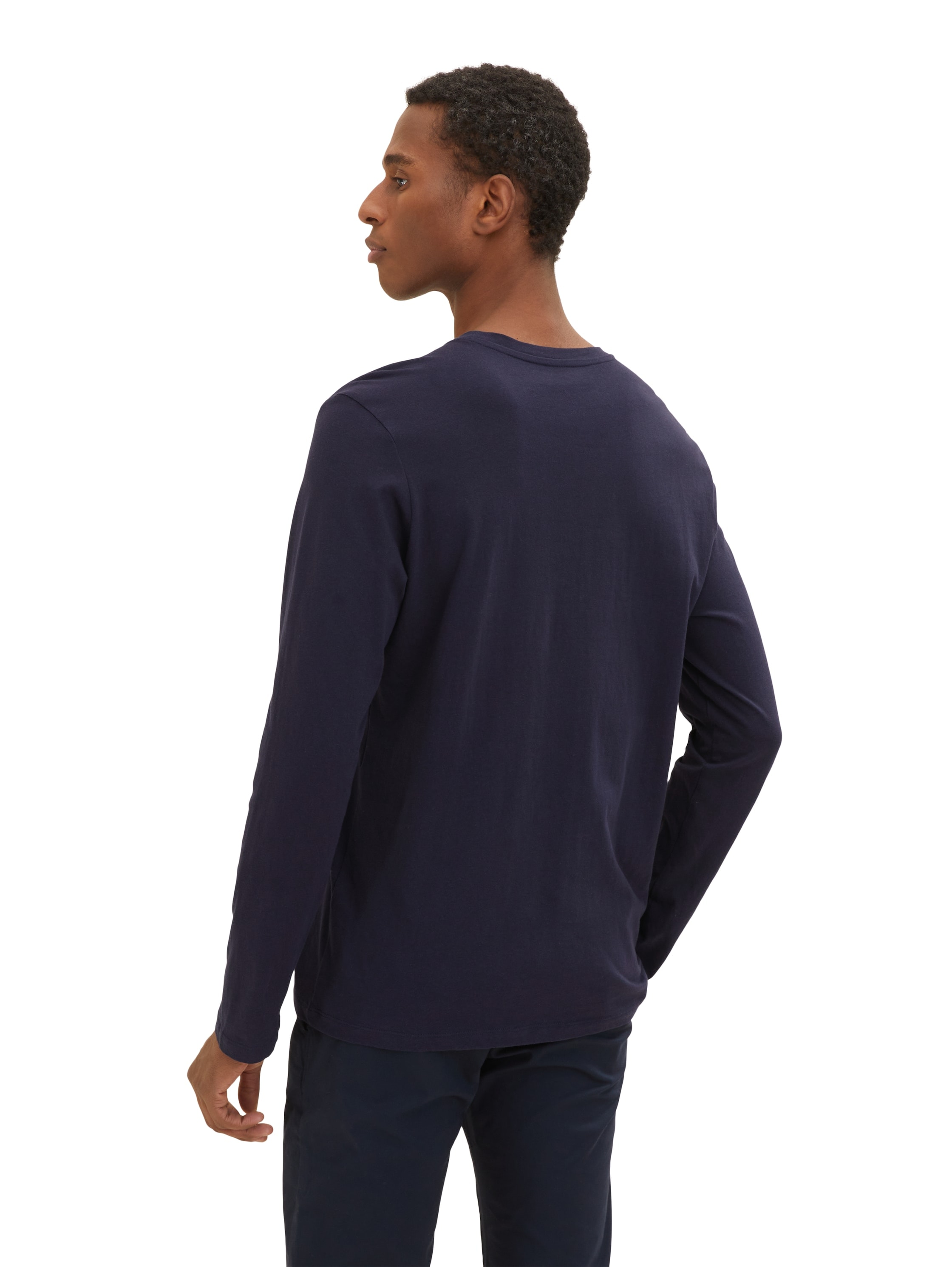 TOM TAILOR Langarmshirt, (Packung, 2 tlg.), mit Logo Print