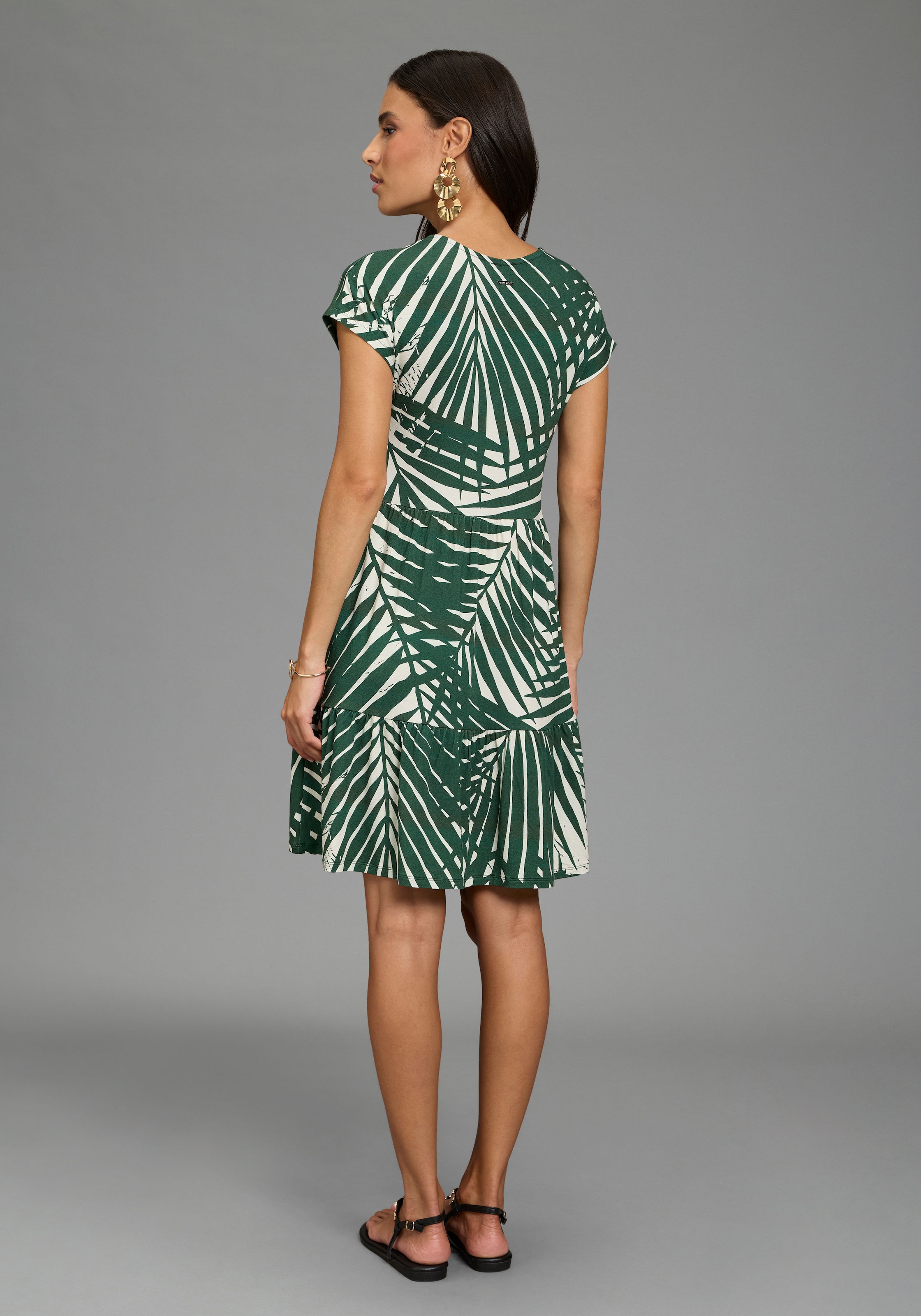 Laura Scott Sommerkleid gemustertes Design, für Casualmode und Sommermode