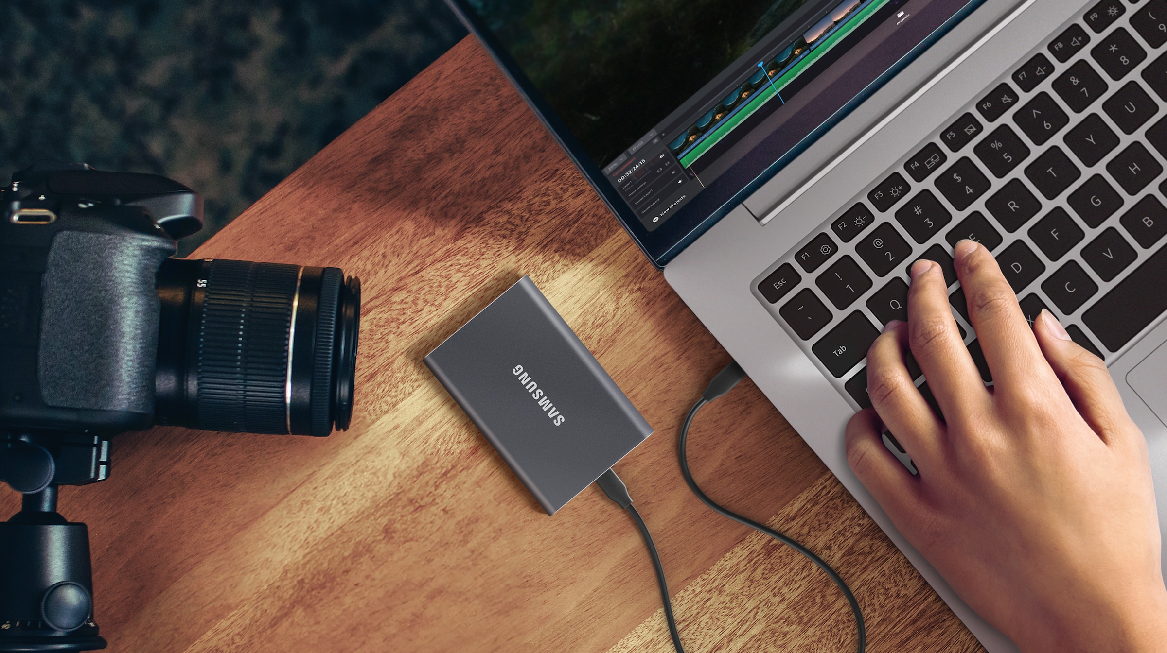 Samsung SSD-Festplatte »Portable SSD T7« 1 TB