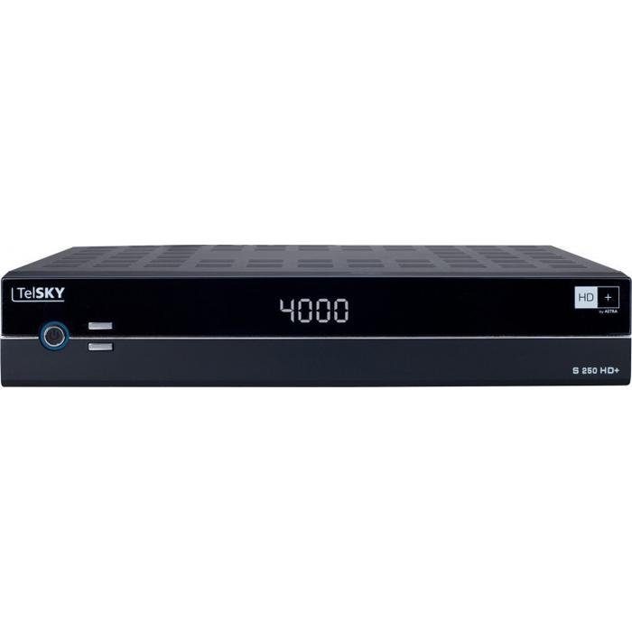 Telsky HDTV Satelliten-Receiver (HDMI, inkl. HD+ Karte, EPI)