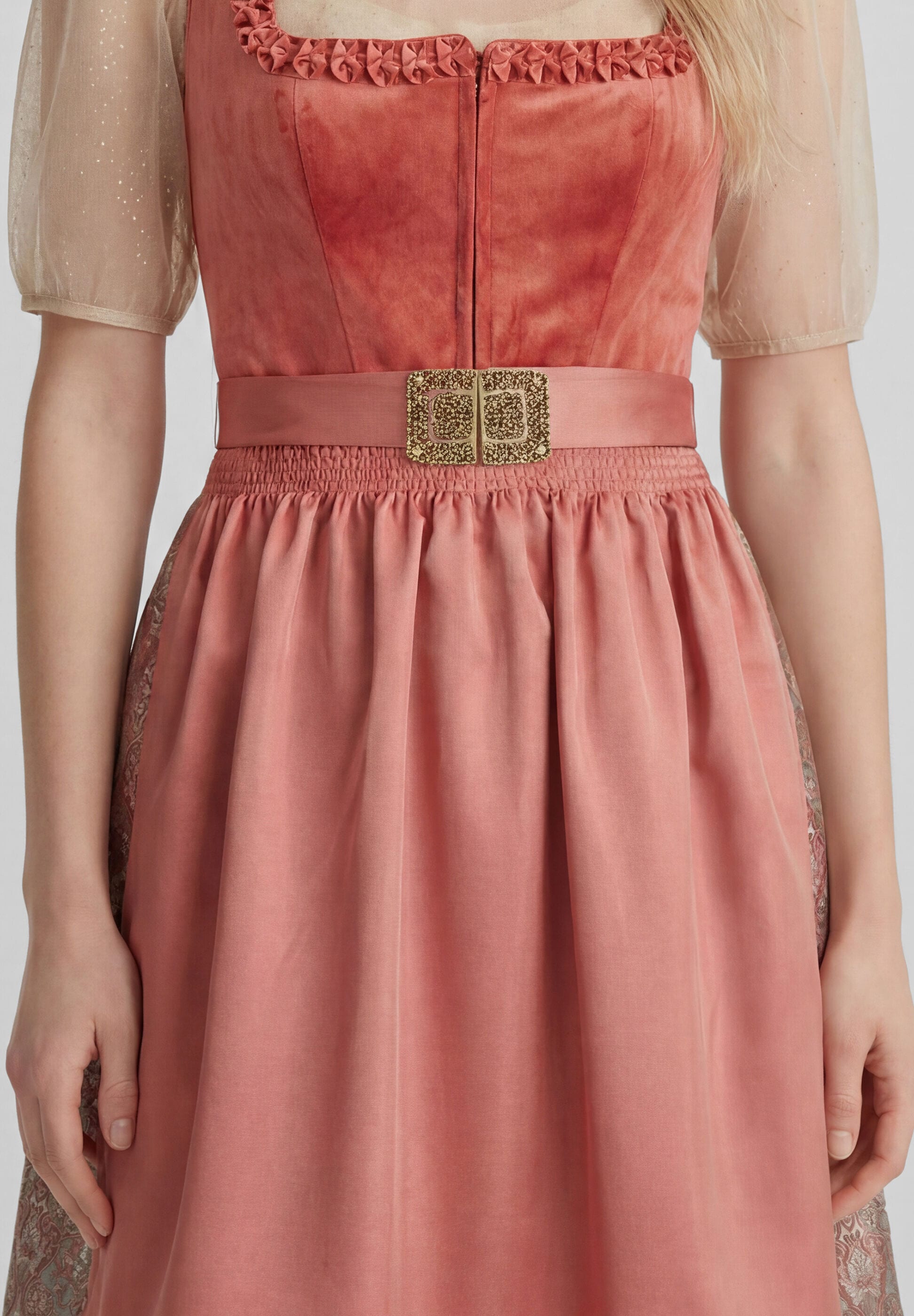 Spieth & Wensky Dirndl »Spieth & Wensky Dirndl Koral« mit dekorativer Schürze