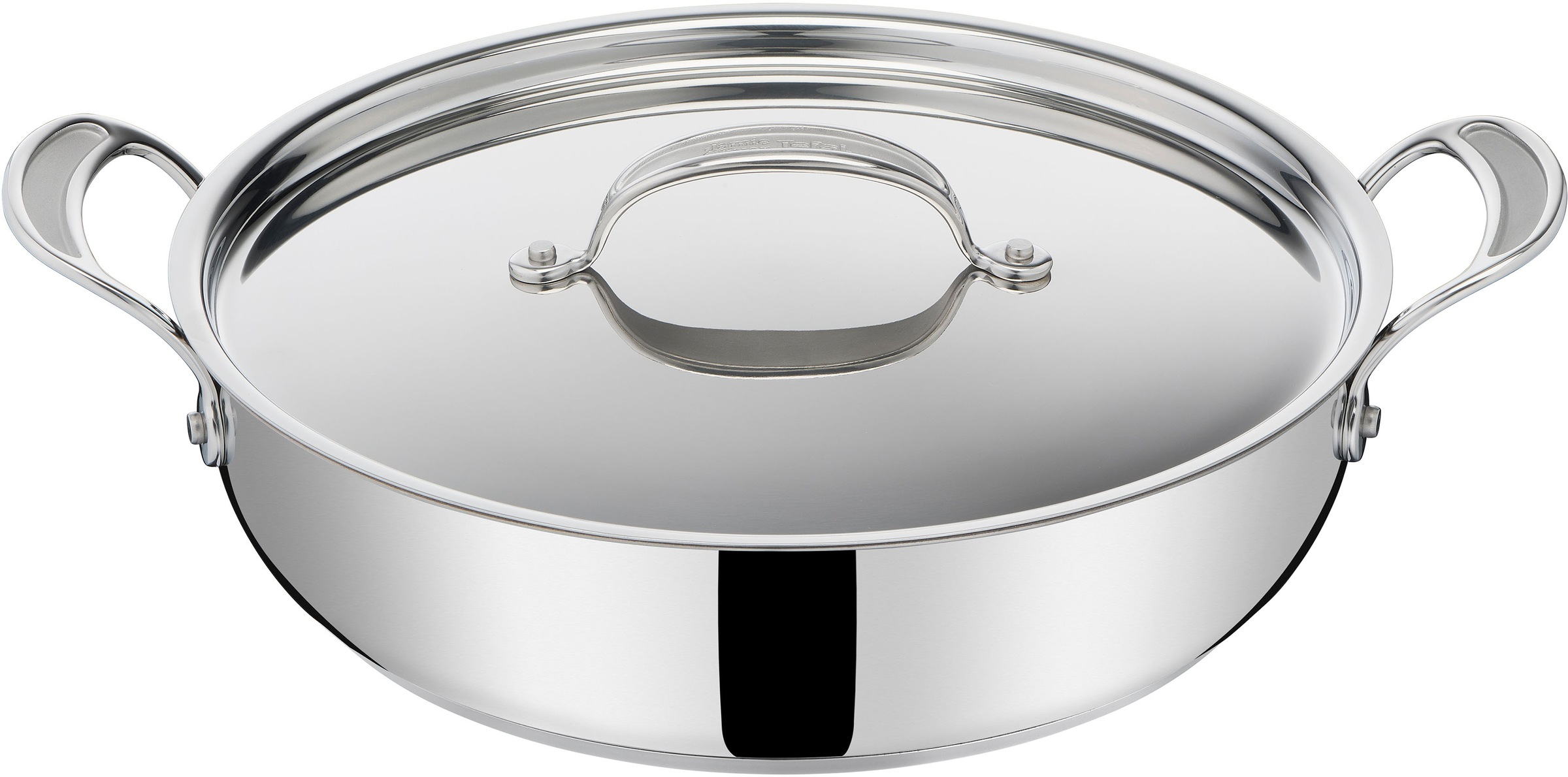 Tefal Servierpfanne »E30690 Jamie Oliver Cook's Classic«, Edelstahl, (1 tlg.), Antihaftversiegelung, Thermo-Signal-Temperaturanzeiger, induktionsgeeignet, Ø 30 cm