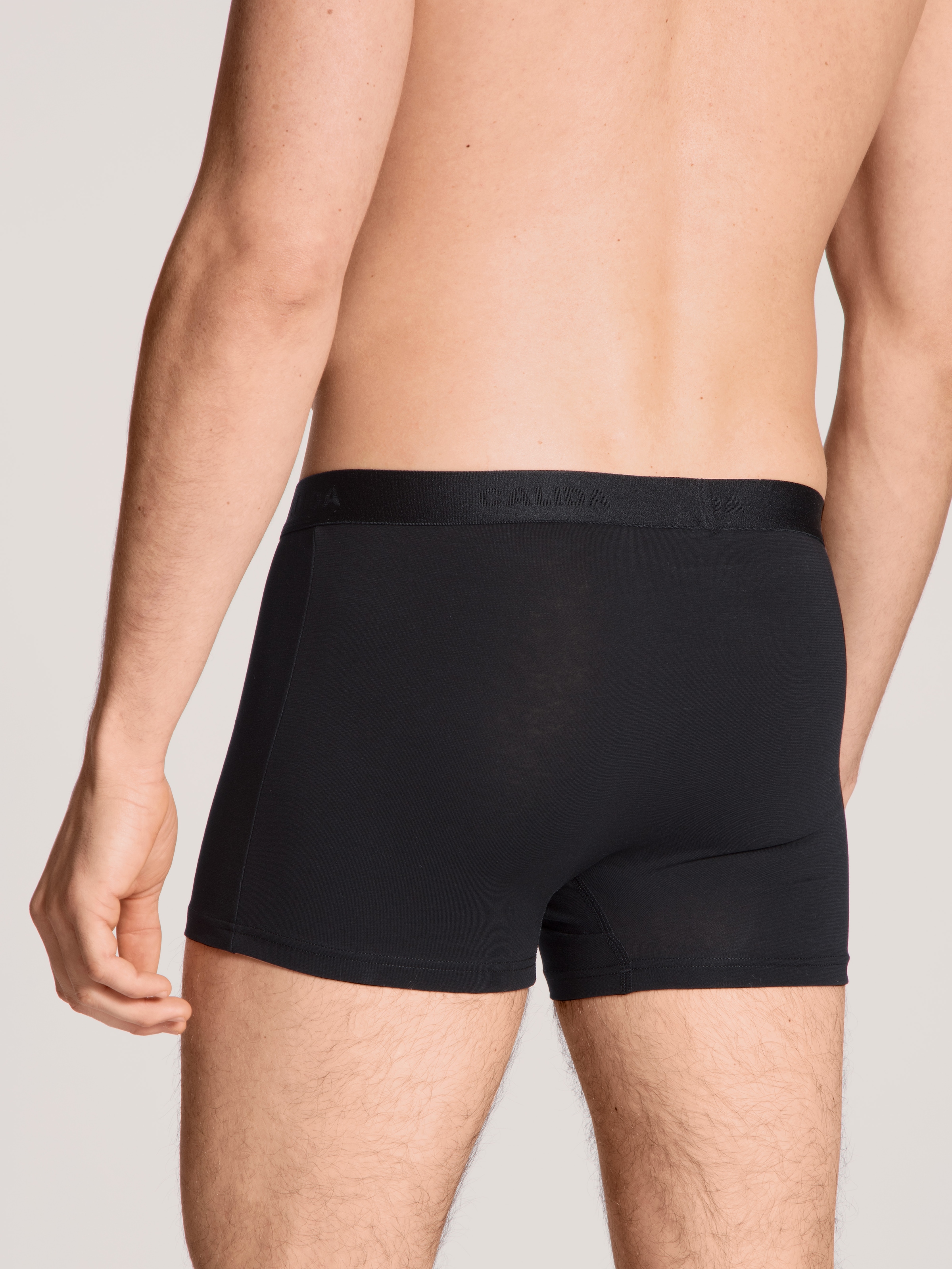 CALIDA Boxershorts »Natural Benefit«, (3er Pack), mit formstabiler Single Jersey-Qualität
