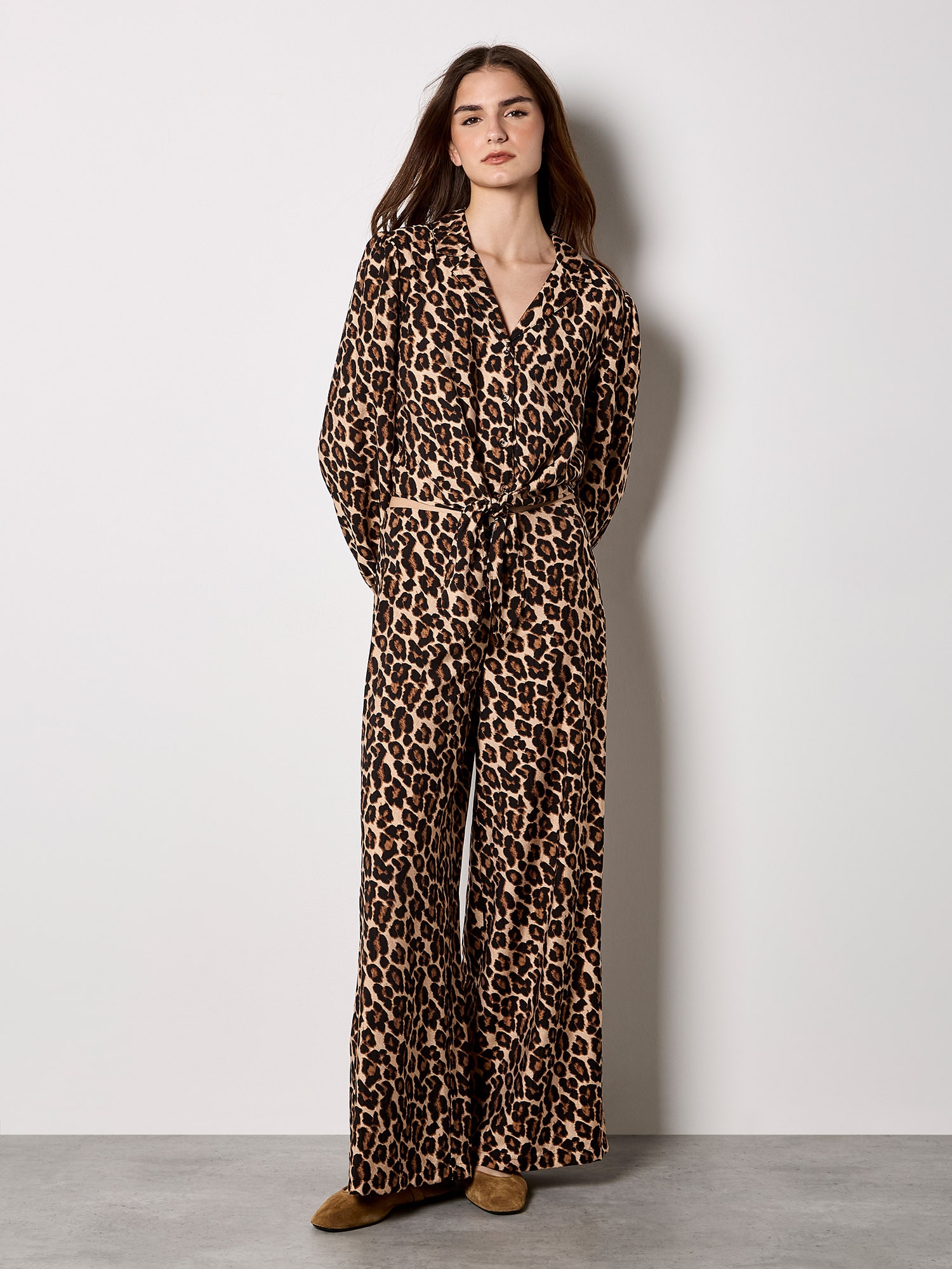Apricot Wirkhose »Hose«  mit Leopardenmuster