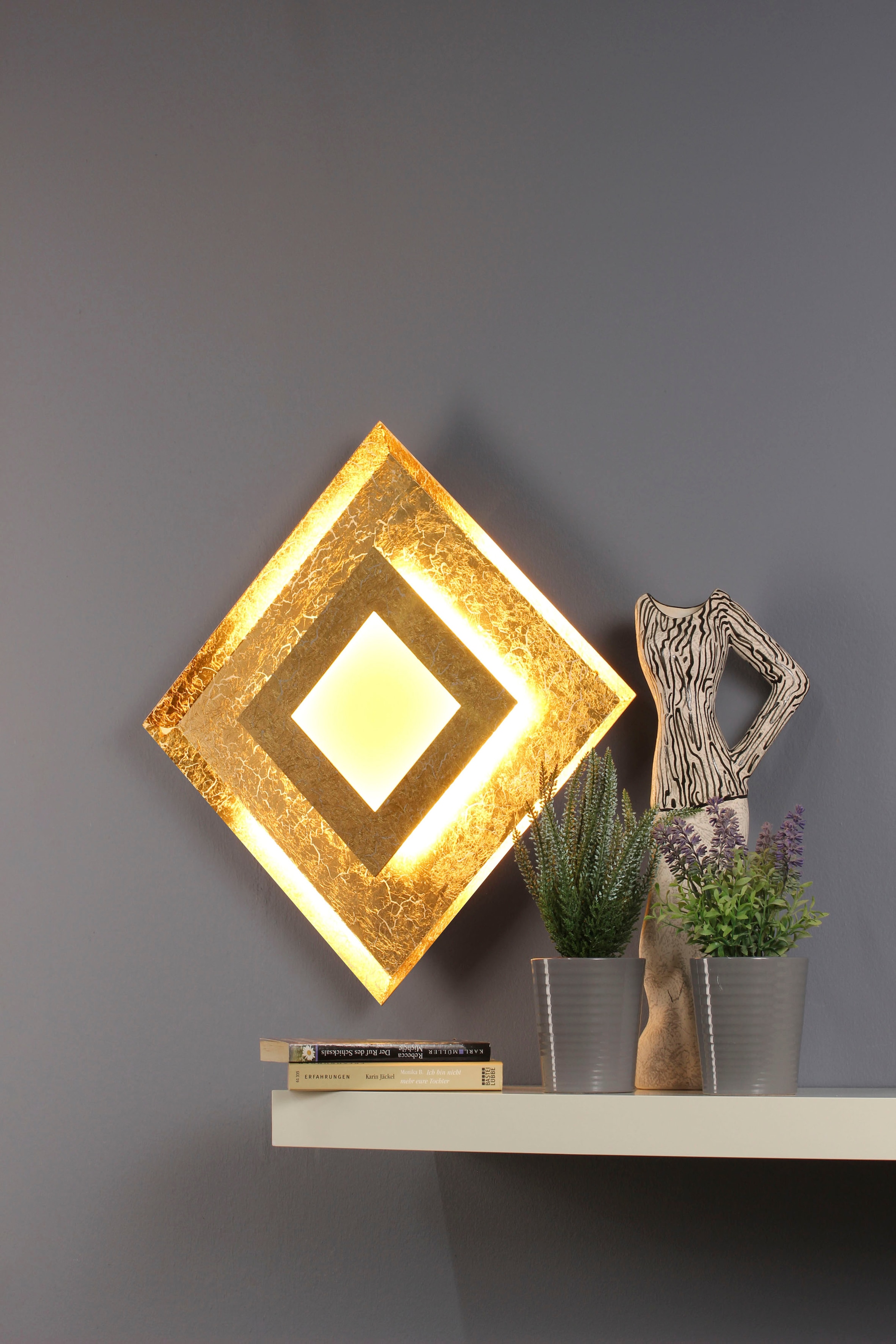 ECO-LIGHT LED Wandleuchte »Window 9021 M GO«, Leuchtmittel LED-Modul | LED fest integriert