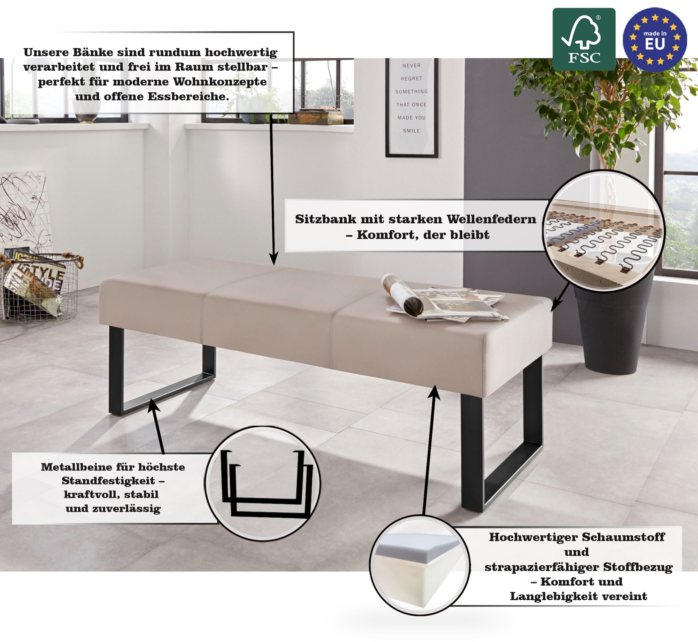 Home affaire Sitzbank »Oliver«