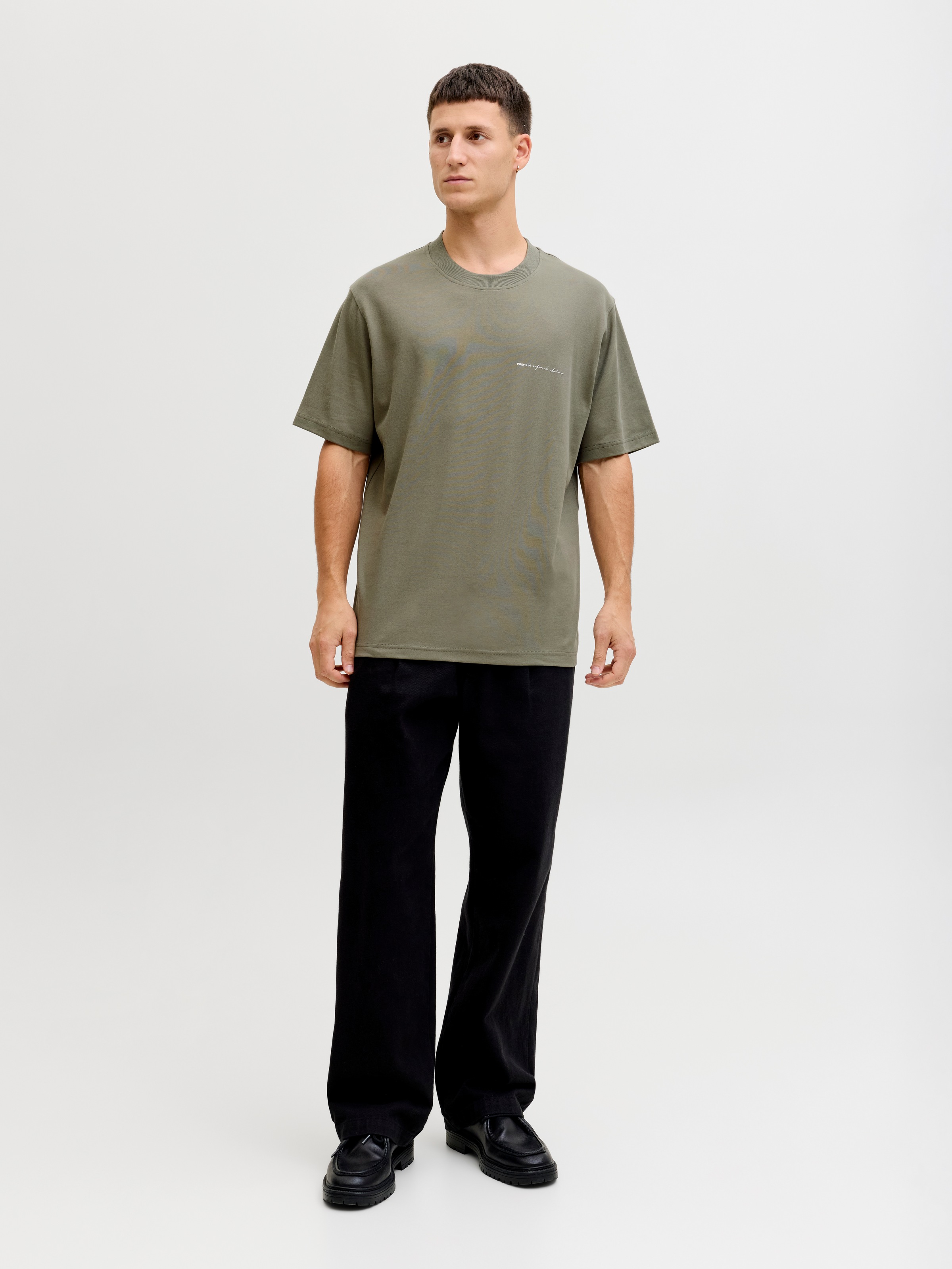Jack & Jones T-Shirt »JPRBLAOWEN SS BRANDING TEE SN« Baumwollmischung, relaxed fit