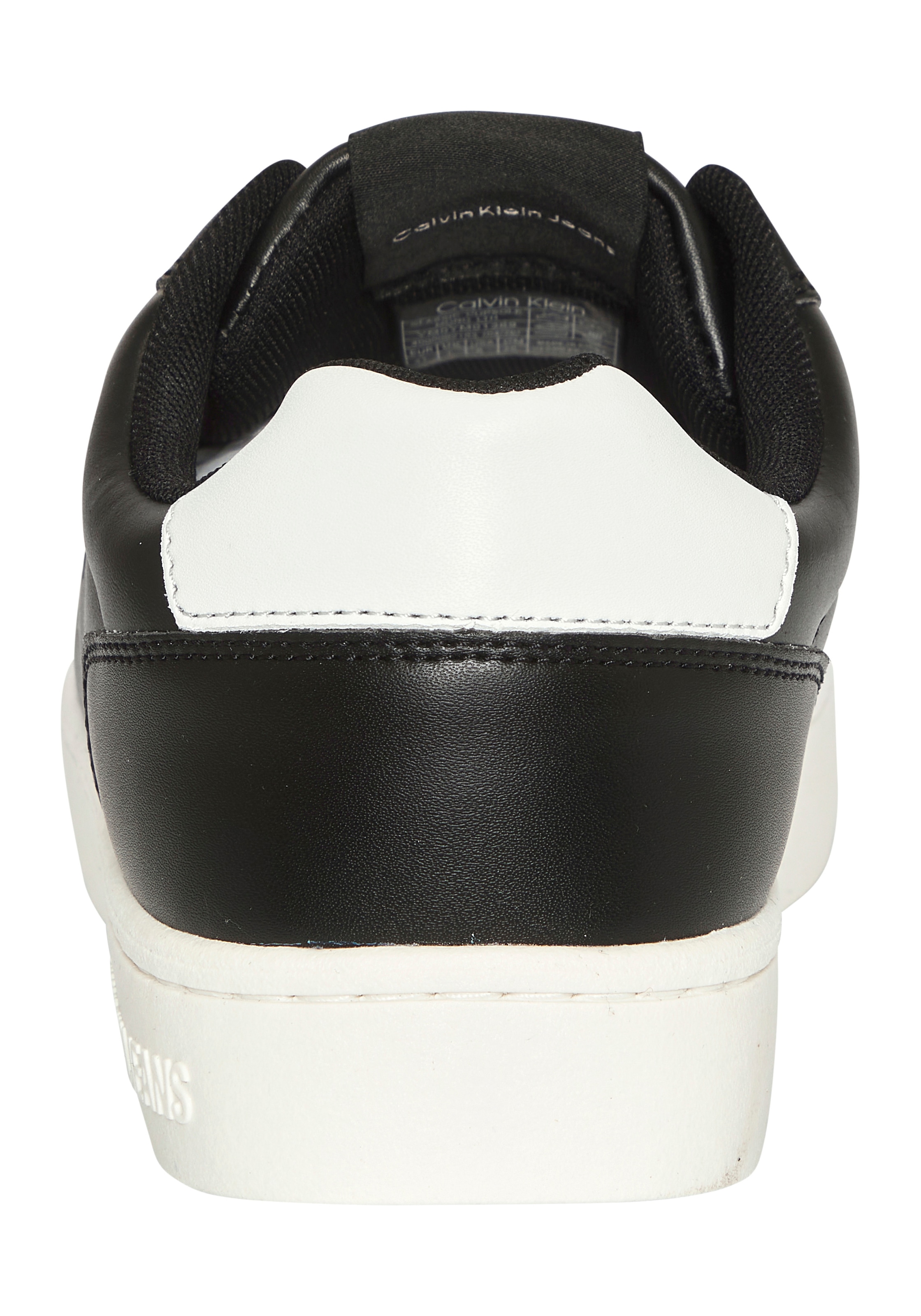 Calvin Klein Jeans Sneaker »CLASSIC CUPSOLE MONO LTH«  Freizeitsneaker, Halbschuh, Schnürschuh in klassischer Optik