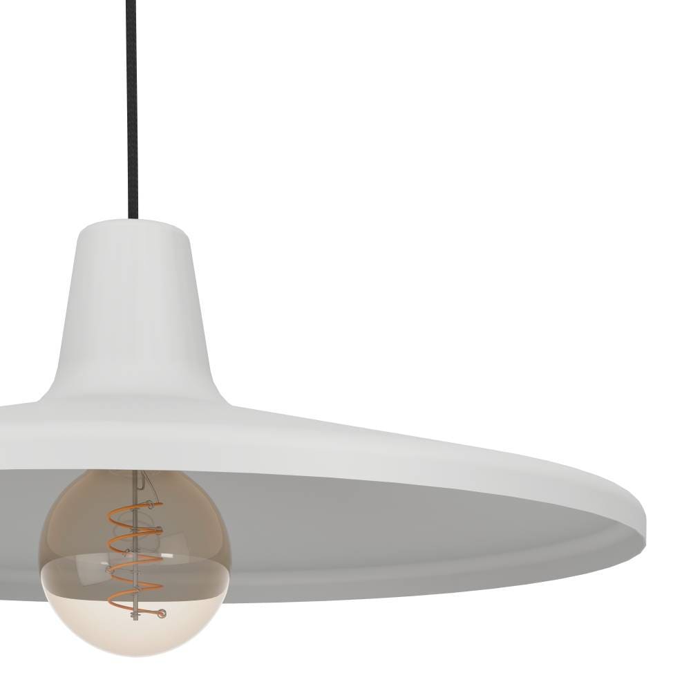 EGLO Hängeleuchte »MINIERE«, 1 flammig, Leuchtmittel E27 | ohne Leuchtmittel, Pendelleuchte, Metall in Grau, Hängelampe mit E27 Fassung, Ø 42 cm