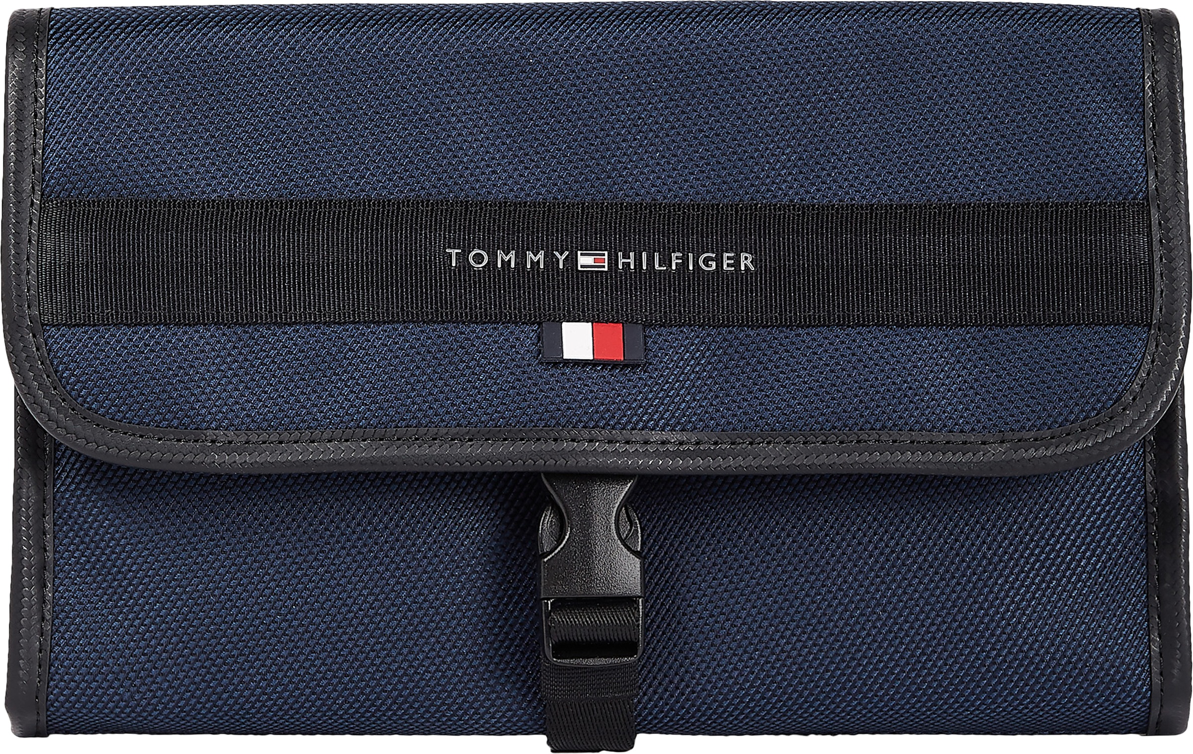 Tommy Hilfiger Kosmetiktasche »ELEVATED NYLON TRAVEL WASHBAG«, mit praktischer Einteilung