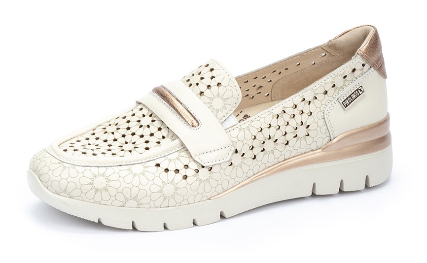 PIKOLINOS Slipper »CANTABRIA«, Schlupfschuh, Sommerschuh, Komfortschuh mit Blüten-Muster