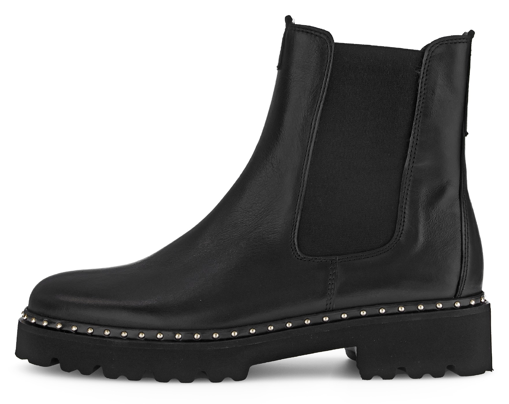 Gabor Chelseaboots, Blockabsatz, Stiefelette, Boots, Reißverschluss und Stretcheinsatz