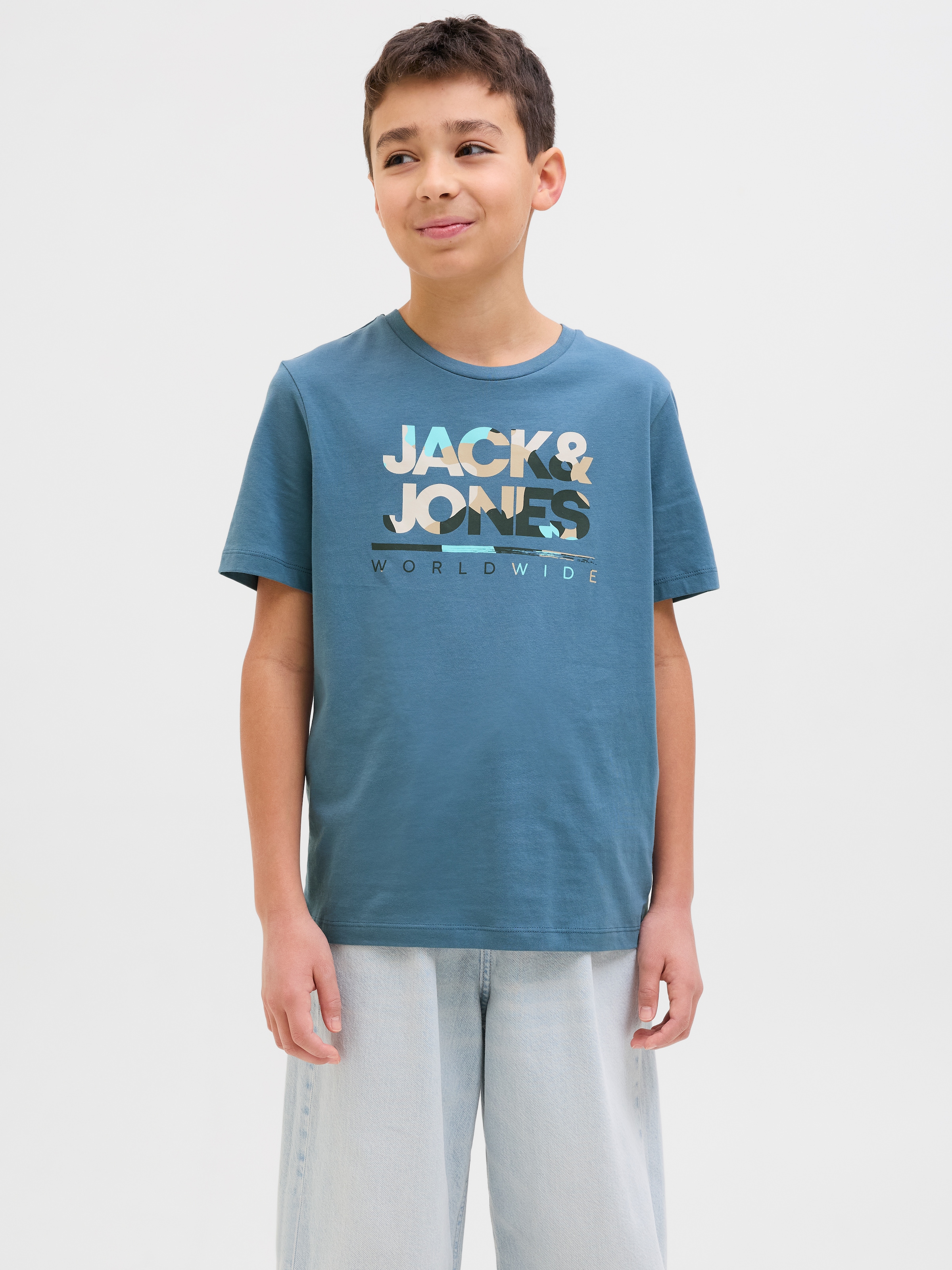 Jack & Jones Junior T-Shirt »JJLUKE TEE SS CREW NECK JNR«