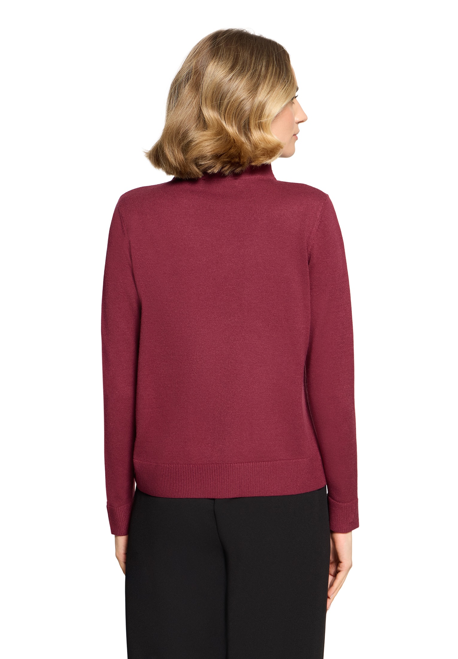 Betty Barclay Rundhalspullover »Basic-Strickpullover mit Stehkragen«
