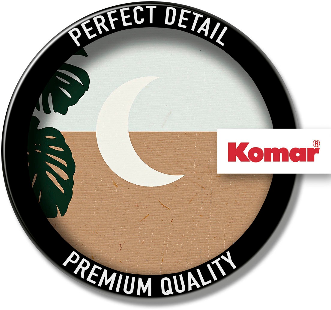 Komar Wandbild »Silence Crescent Moon«, (1 St.), Deutsches Premium-Poster Fotopapier mit seidenmatter Oberfläche und hoher Lichtbeständigkeit. Für fotorealistische Drucke mit gestochen scharfen Details und hervorragender Farbbrillanz.