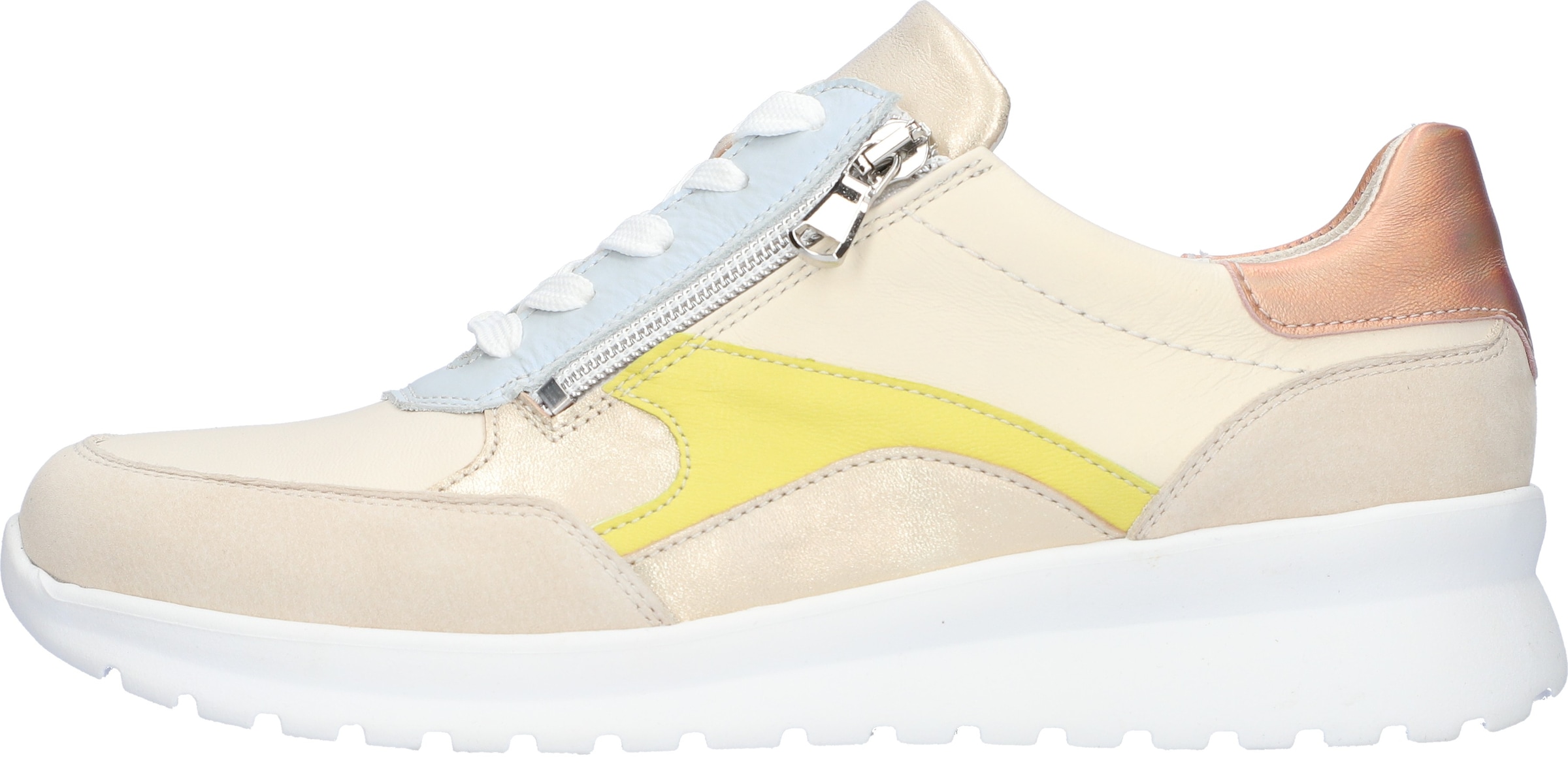 Waldläufer Sneaker »K-SUNNY«  Bequemschuh, Halbschuh mit seitlichem Reißverschluss, K-Weite