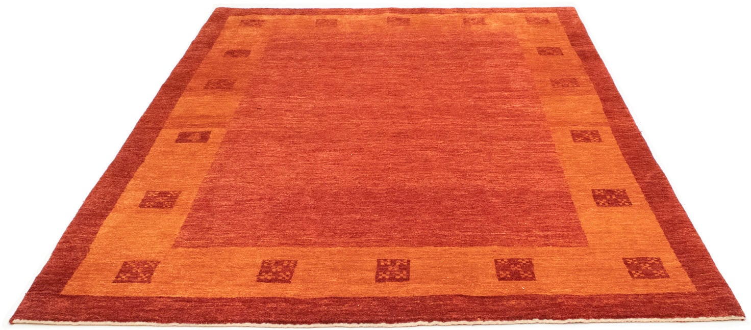 morgenland Wollteppich »Gabbeh Teppich handgeknüpft rot«, rechteckig,  handgeknüpft bei OTTO online