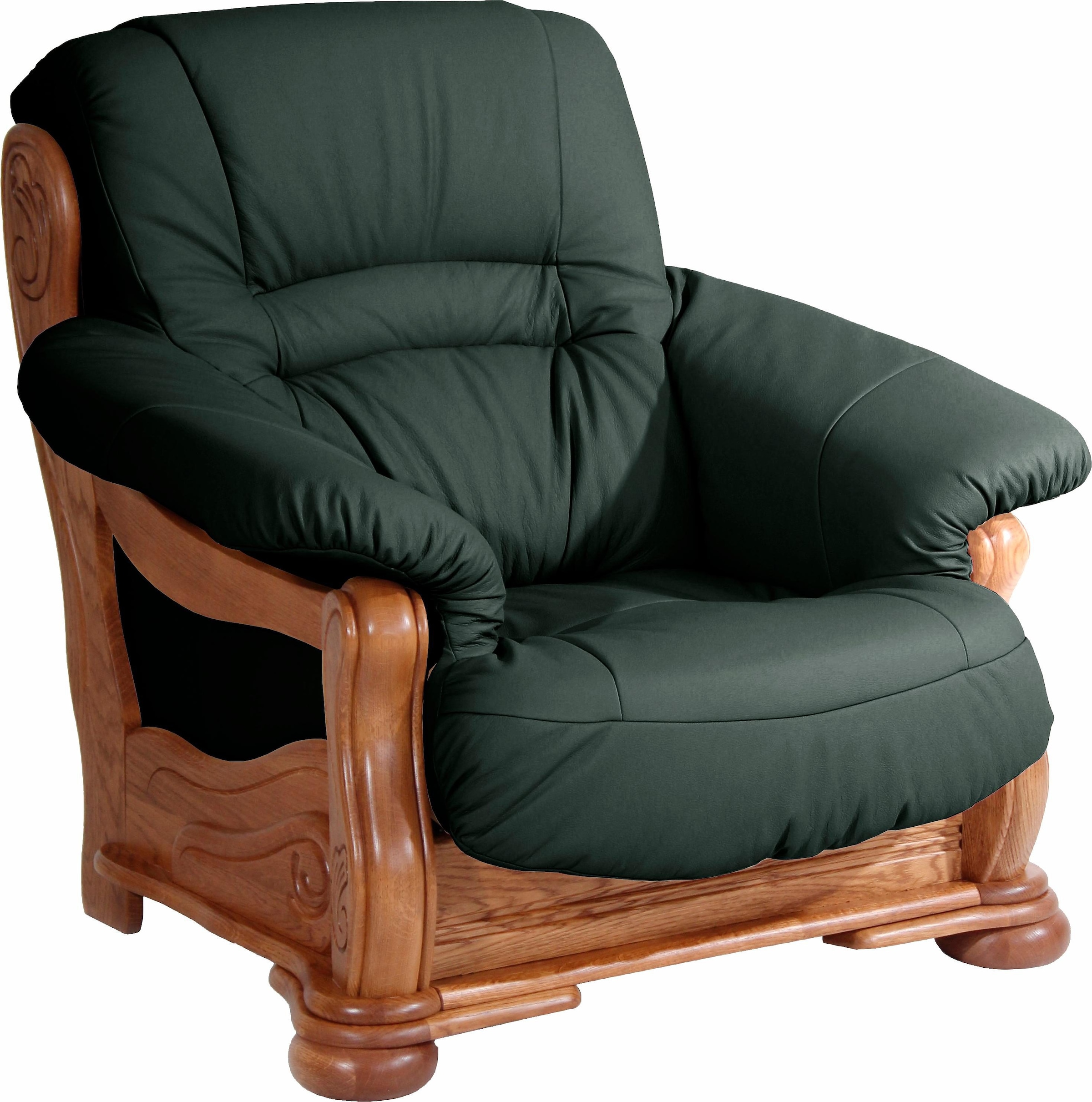 Max Winzer® Sessel »Texas«, mit dekorativem Holzgestell