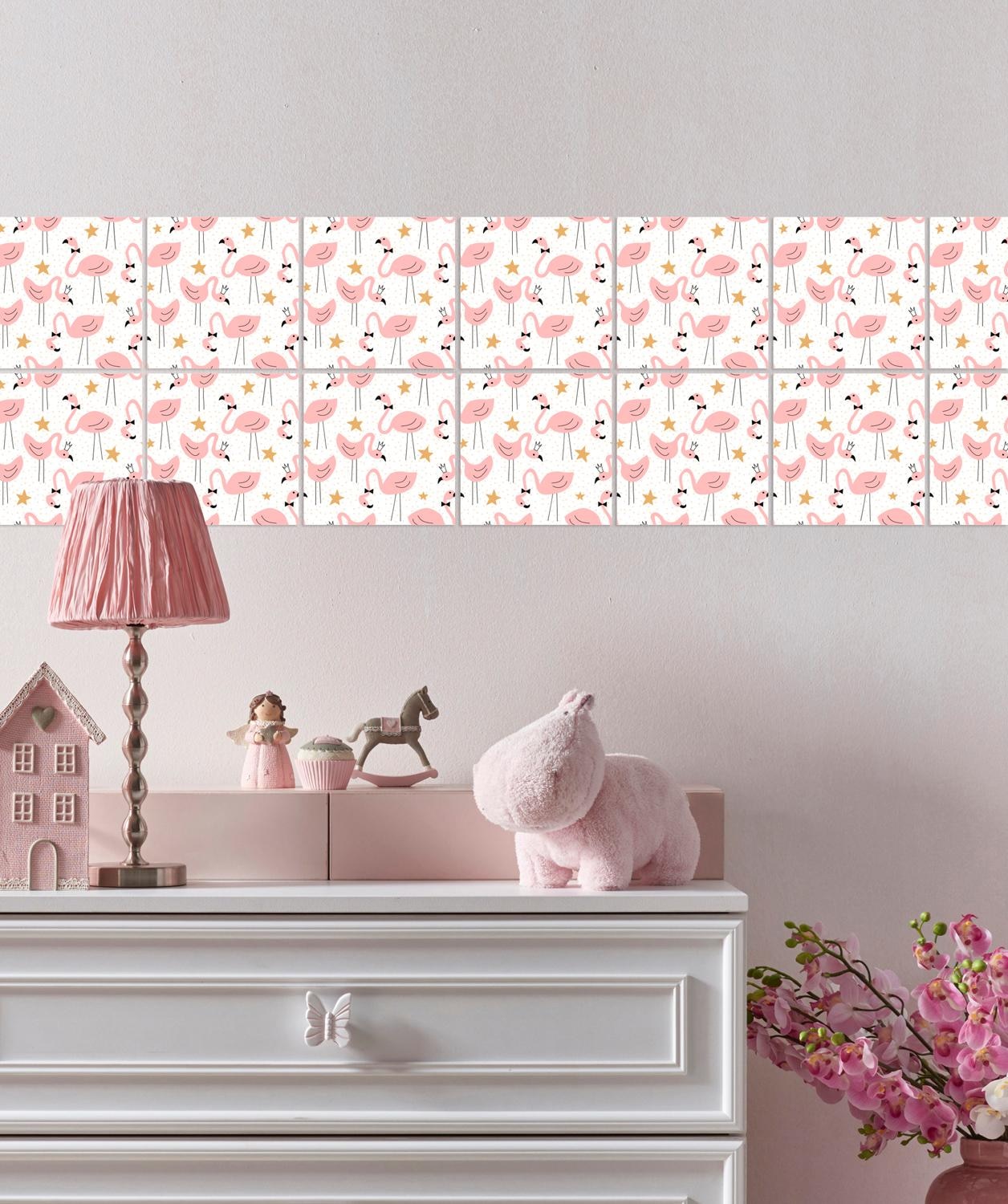 queence Fliesenaufkleber »Flamingos« Online im Shop OTTO