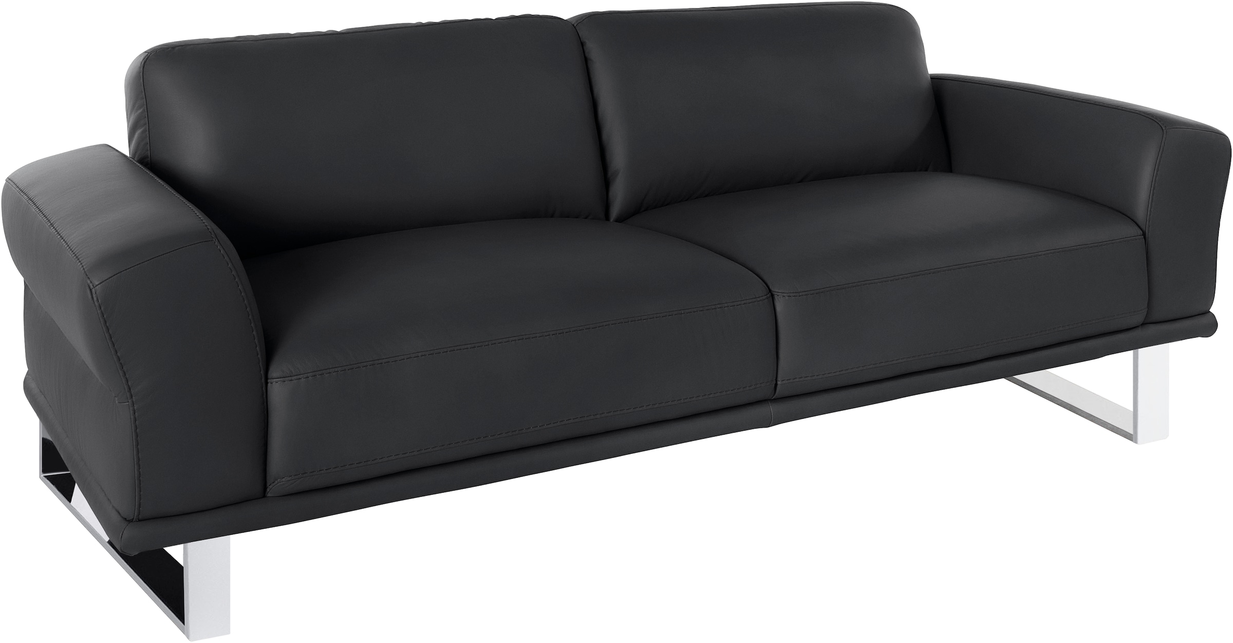 W.SCHILLIG 2,5-Sitzer »montanaa« mit Metallkufen in Chrom glänzend, Breite 232 cm