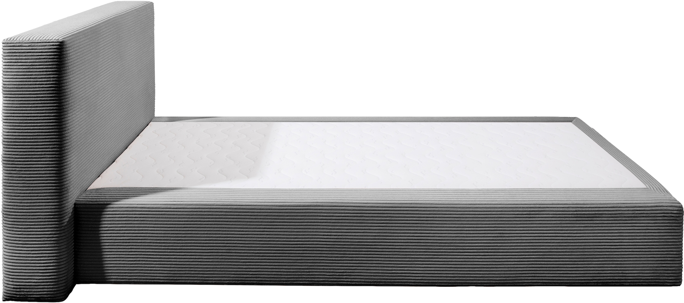 andas Boxspringbett »Åby« In Cord Bezug, wahlweise mit und ohne Matrazte erhältlich