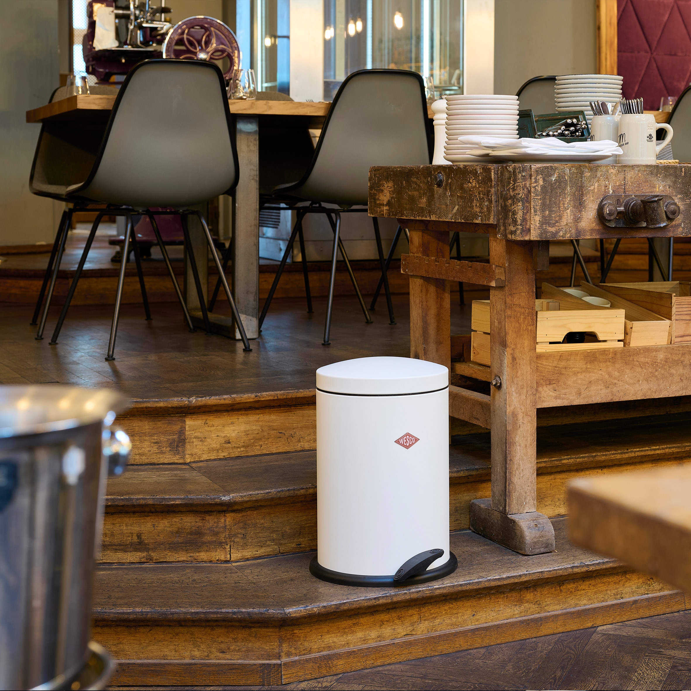 WESCO Mülleimer »116 Alpha« 1 Behälter Tretabfallsammler, 13 Liter