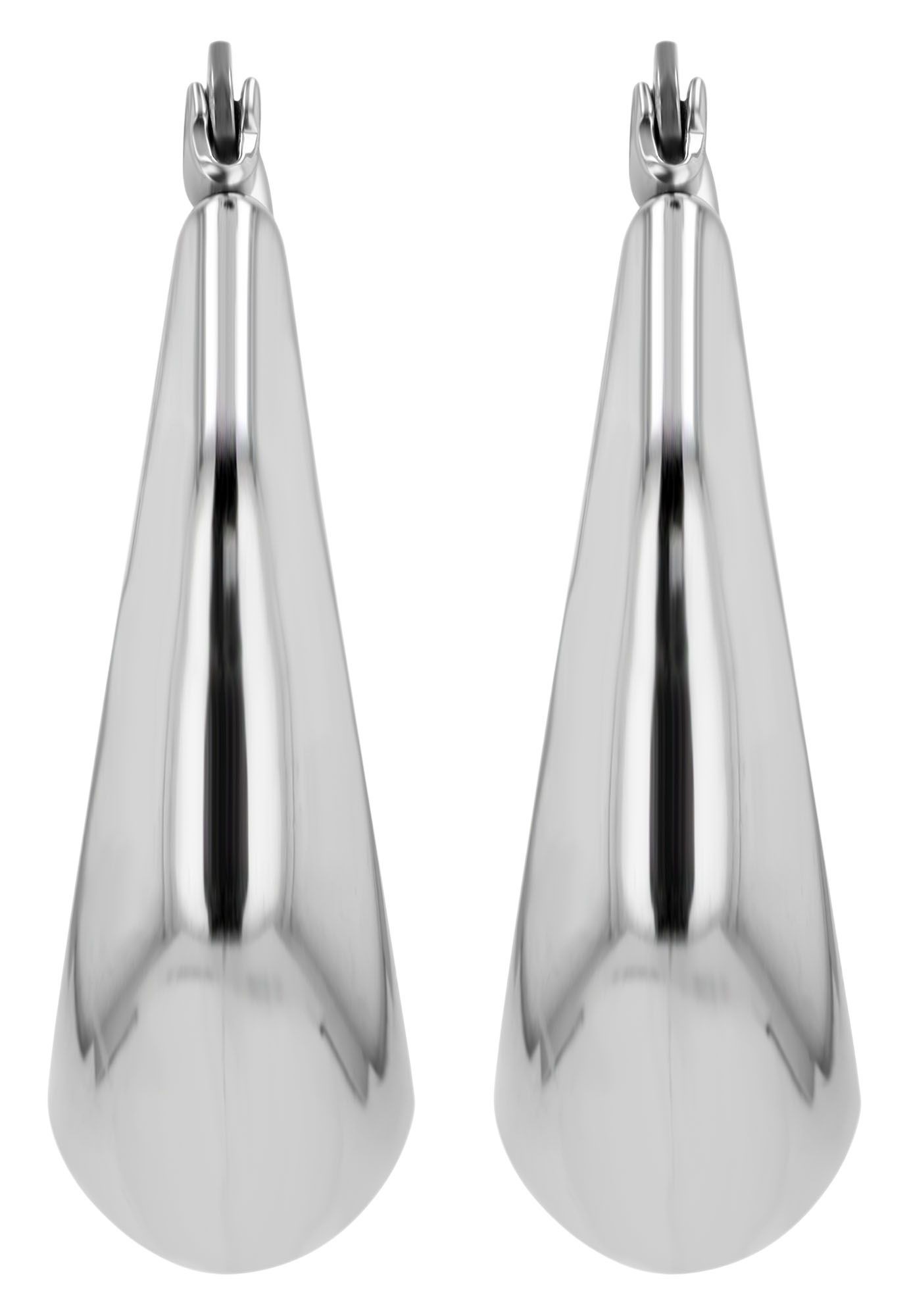 Adelia´s Paar Creolen »Damen Ohrringe ¿ Creole aus Edelstahl«