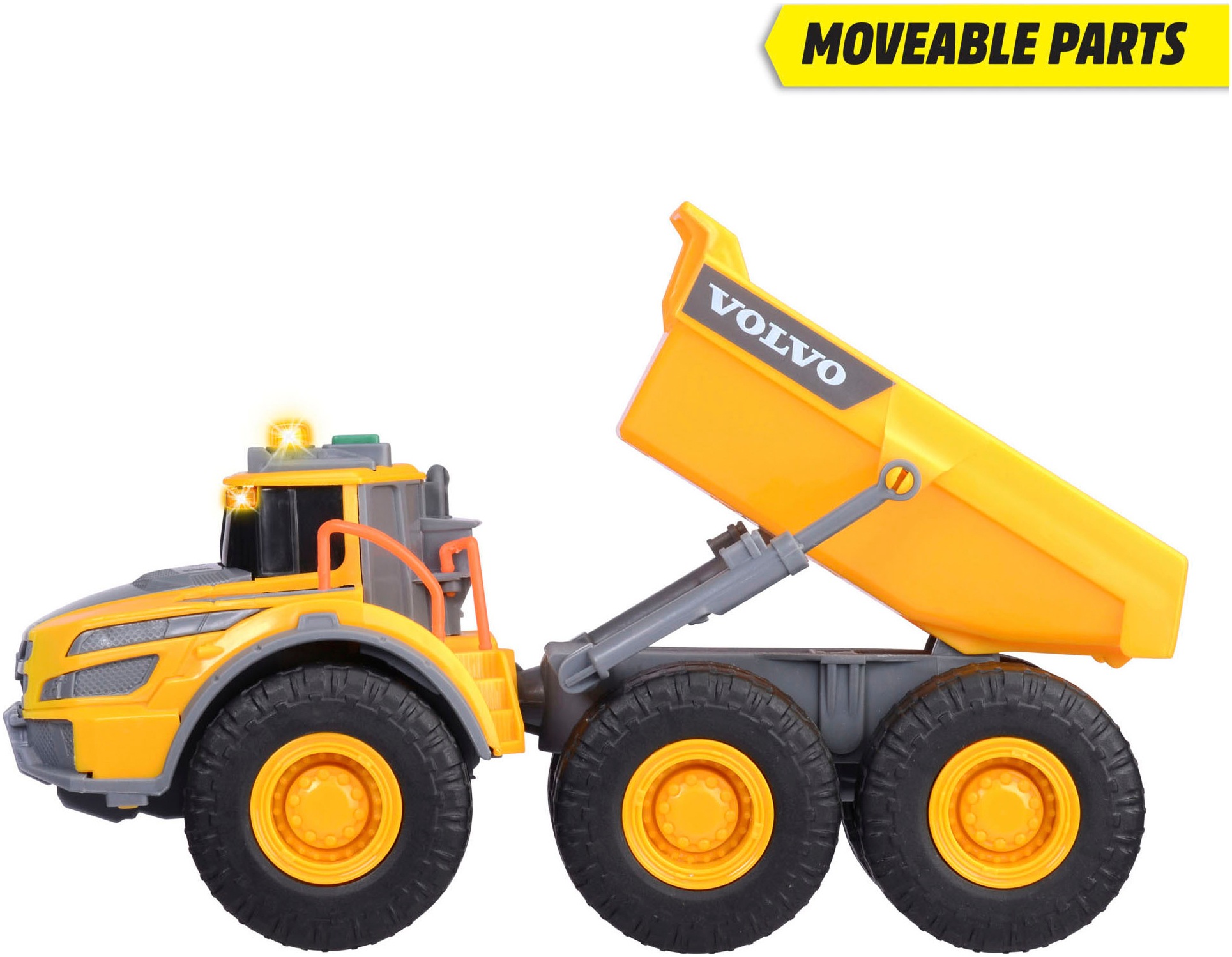 Dickie Toys Spielzeug-Kipper »Volvo Articulated Hauler«, mit Licht und Sound