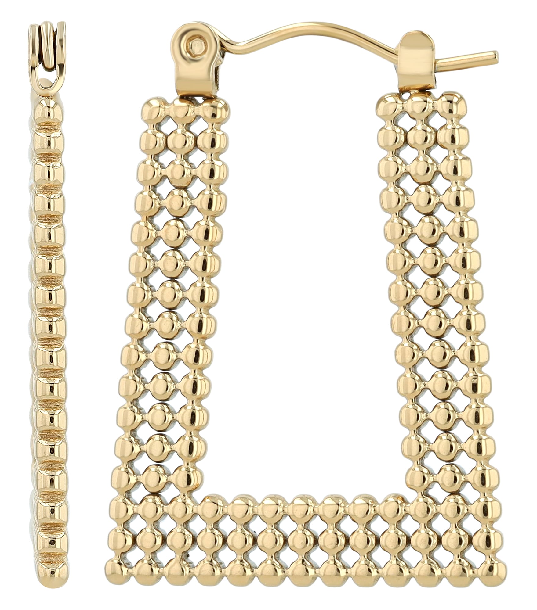 Adelia´s Paar Creolen »Damen Ohrringe ¿ Creole aus Edelstahl«