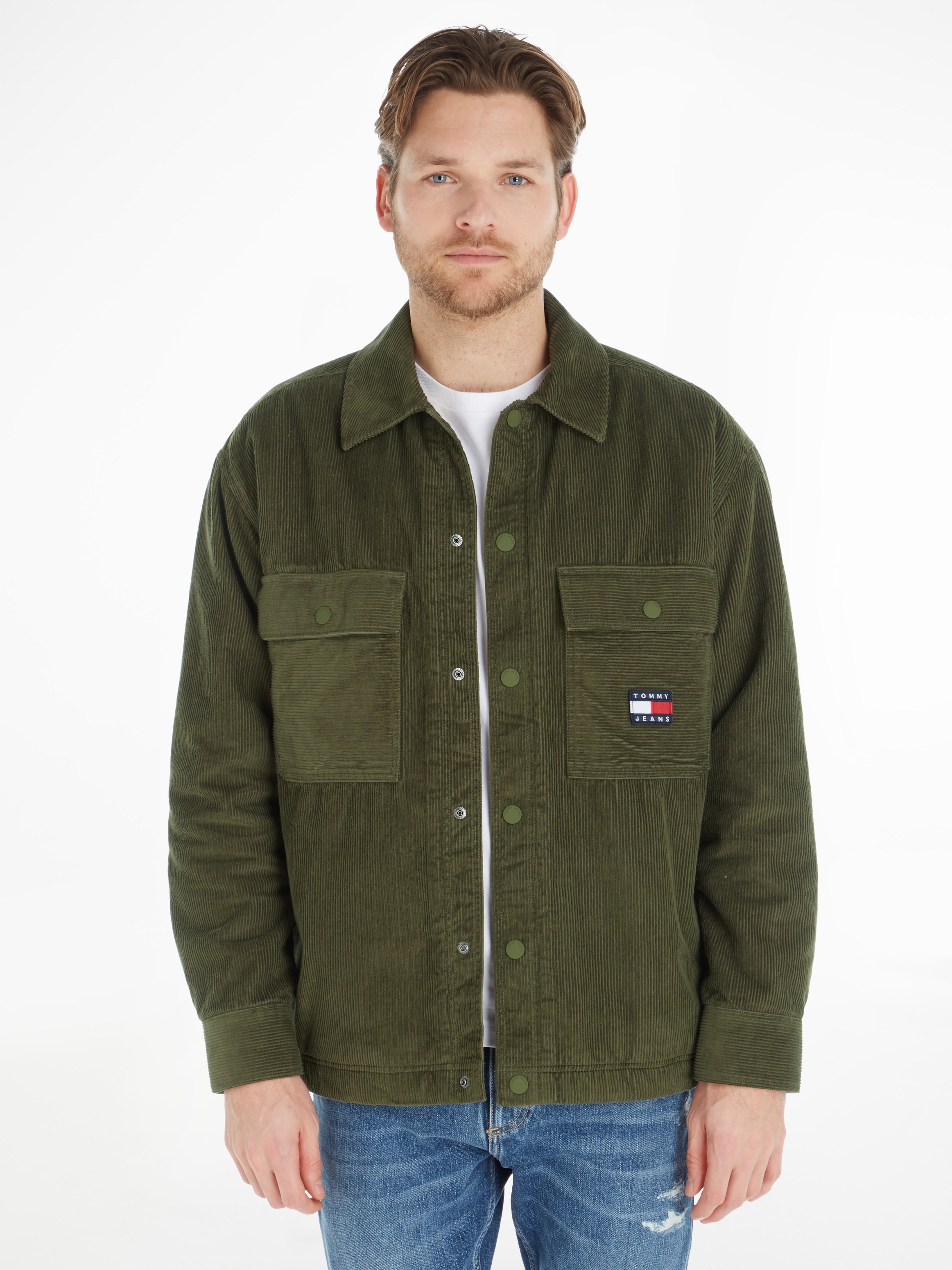 Langarmhemd »TJM SHERPA LINED CORD OVERSHIRT«