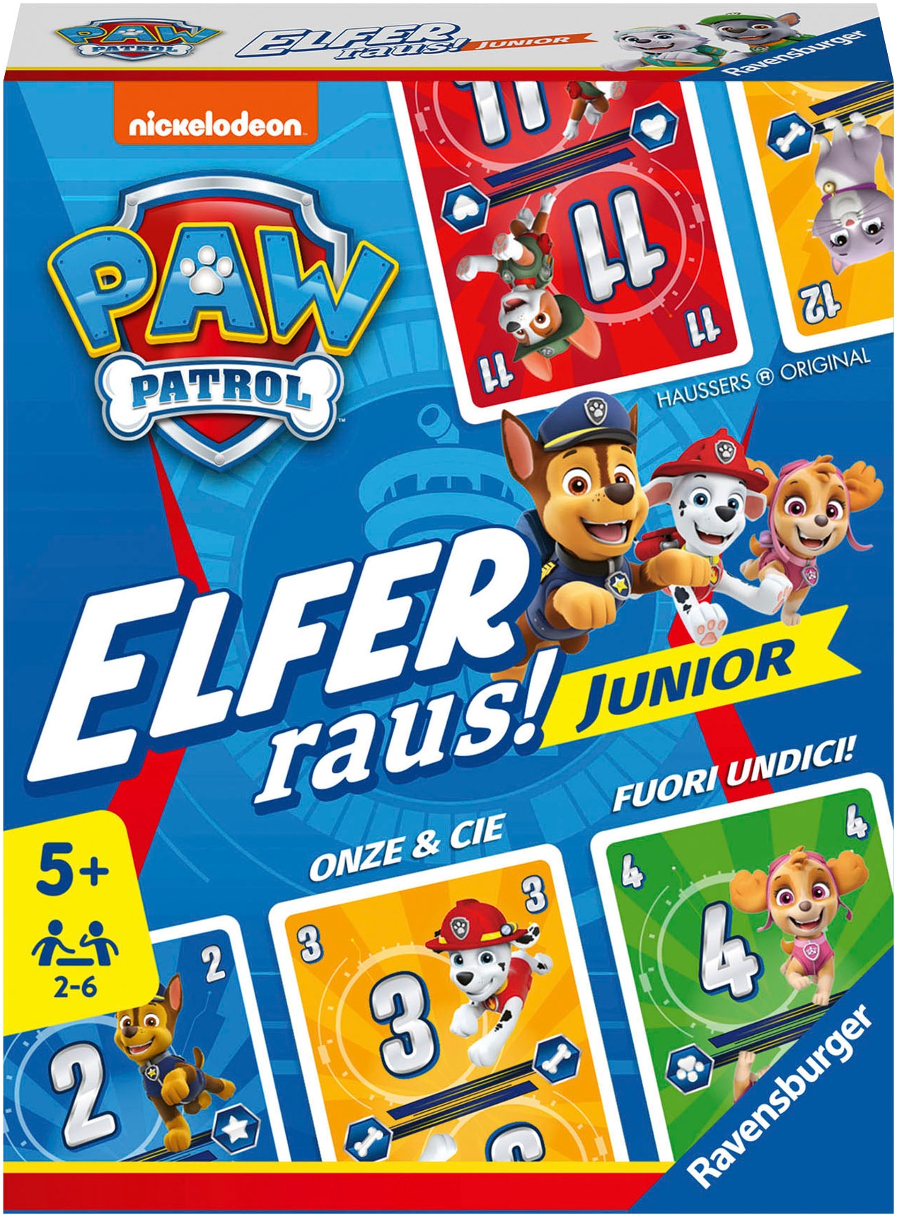 Spiel »PAW Patrol Elfer raus! Junior«, Made in Europe; FSC® - schützt Wald - weltweit
