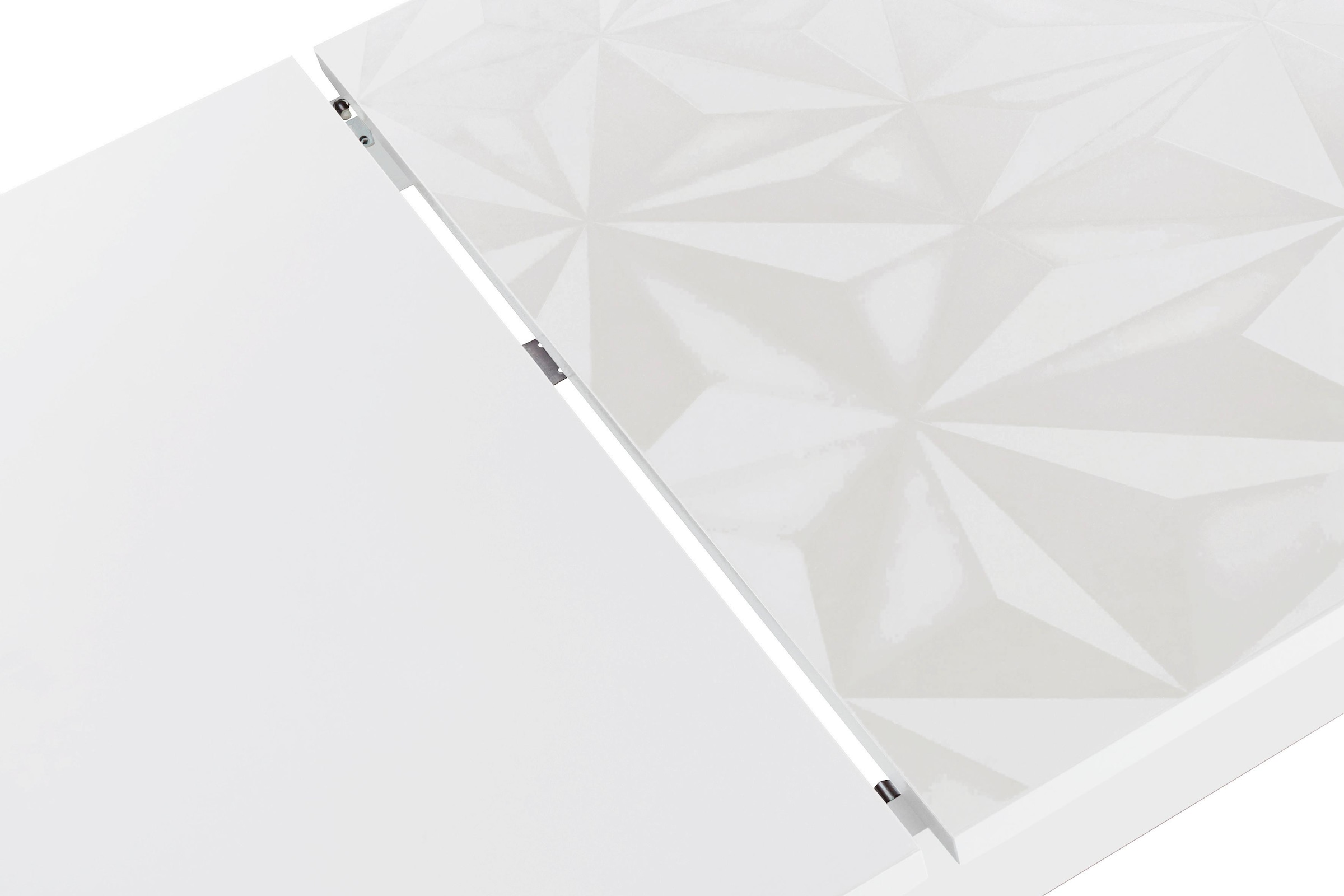 INOSIGN Esstisch »Prisma 180x90 cm, Esszimmertisch, ausziehbar, erweiterbar auf 228 cm«, rechteckig,Tischplatte Stärke 22 mm u. mit elegantem Siebdruck