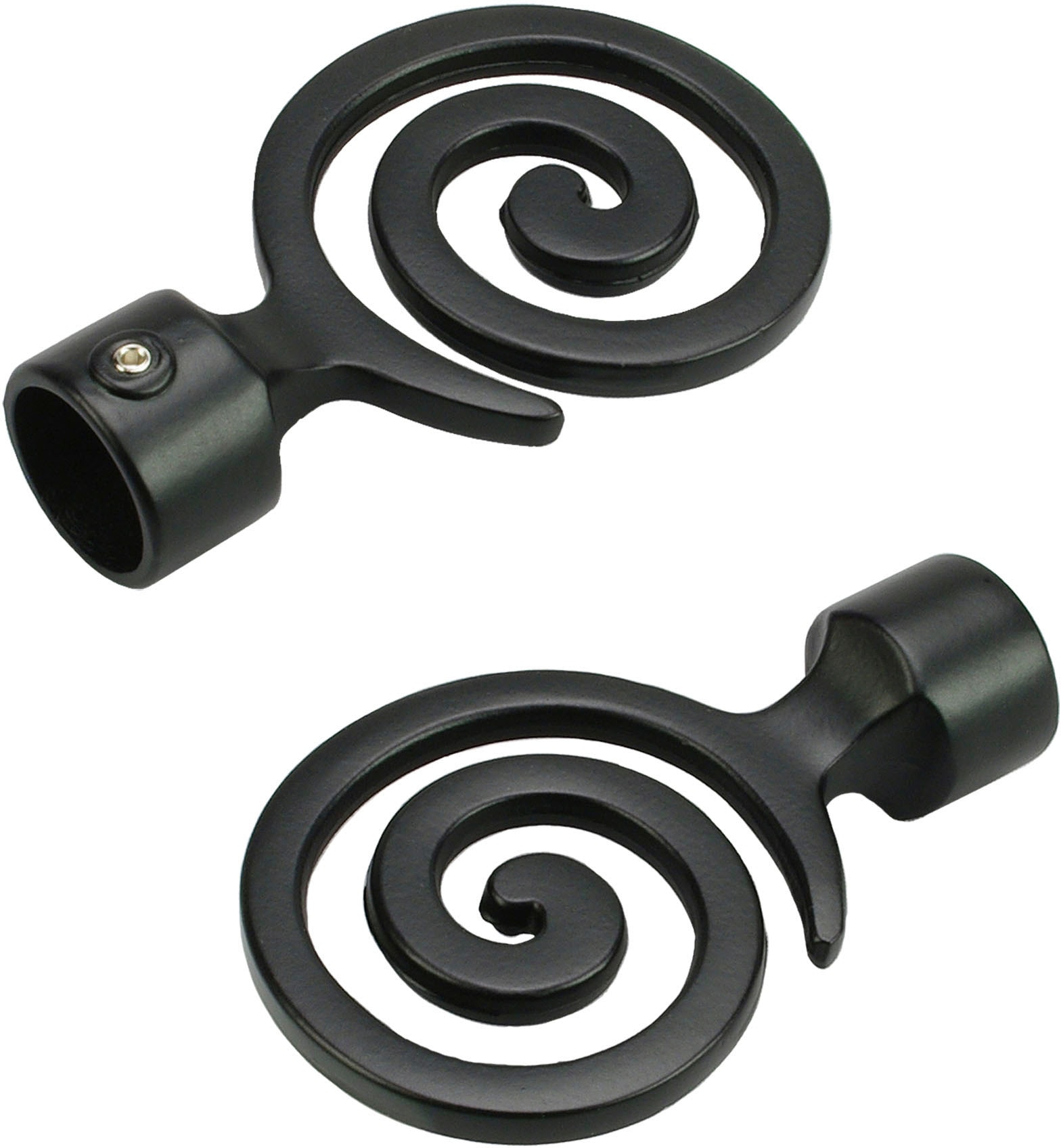 Liedeco Gardinenstange »Innenlaufgarnitur 20 mm Blues Eric« Ø 2 mm 1 läufig-läufig Fixmaß Gardinenstange Komplett