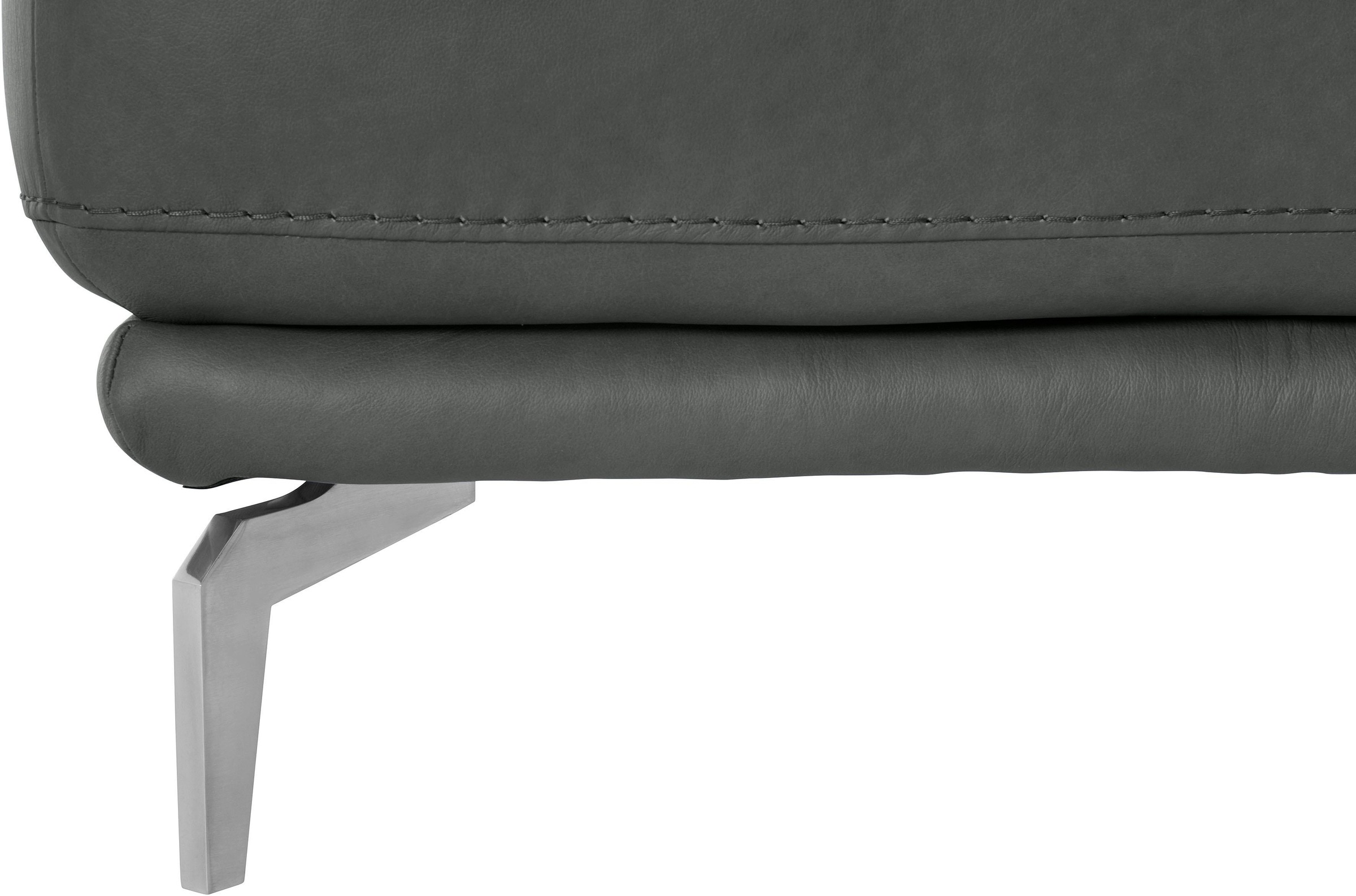 W.SCHILLIG Hocker »montanaa«, mit Metallfüßen in Chrom glänzend, Breite 71 cm