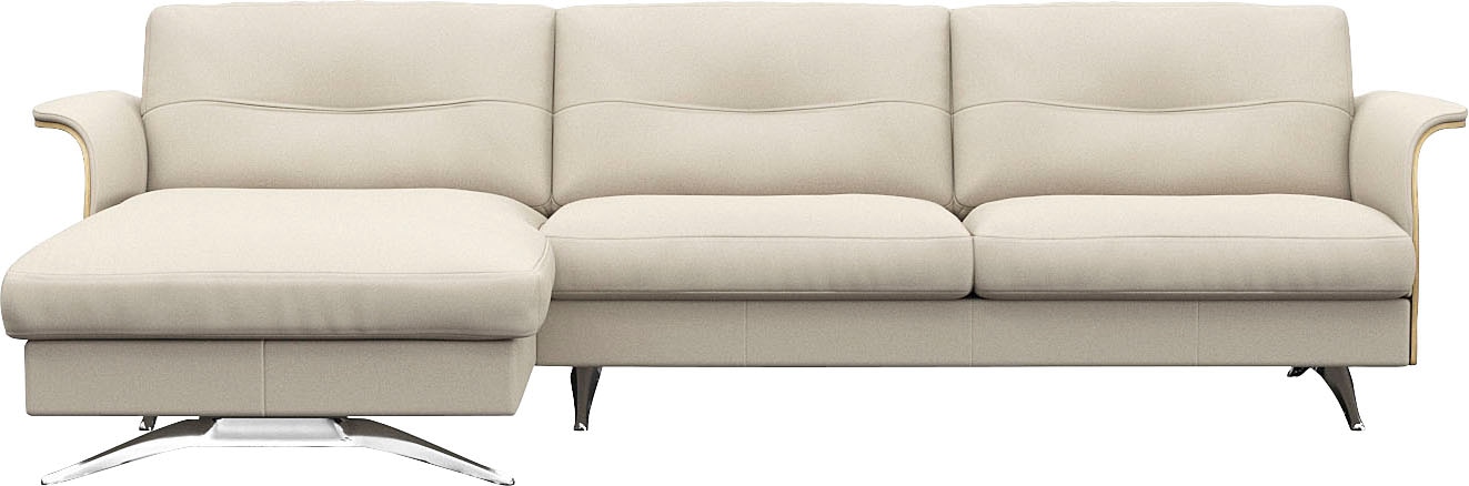 Ecksofa »Glow, super bequem durch hochwertigem Sitzaufbau mit Federkern, L-Form«,...