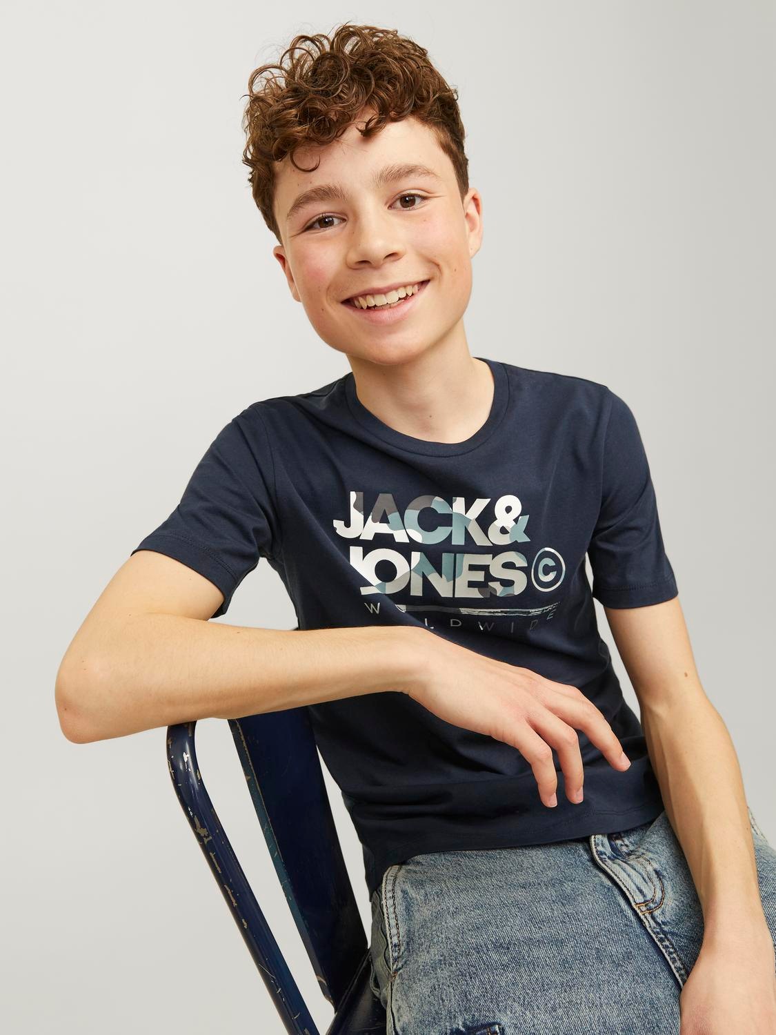 Jack & Jones Junior T-Shirt »JJLUKE TEE SS CREW NECK JNR«