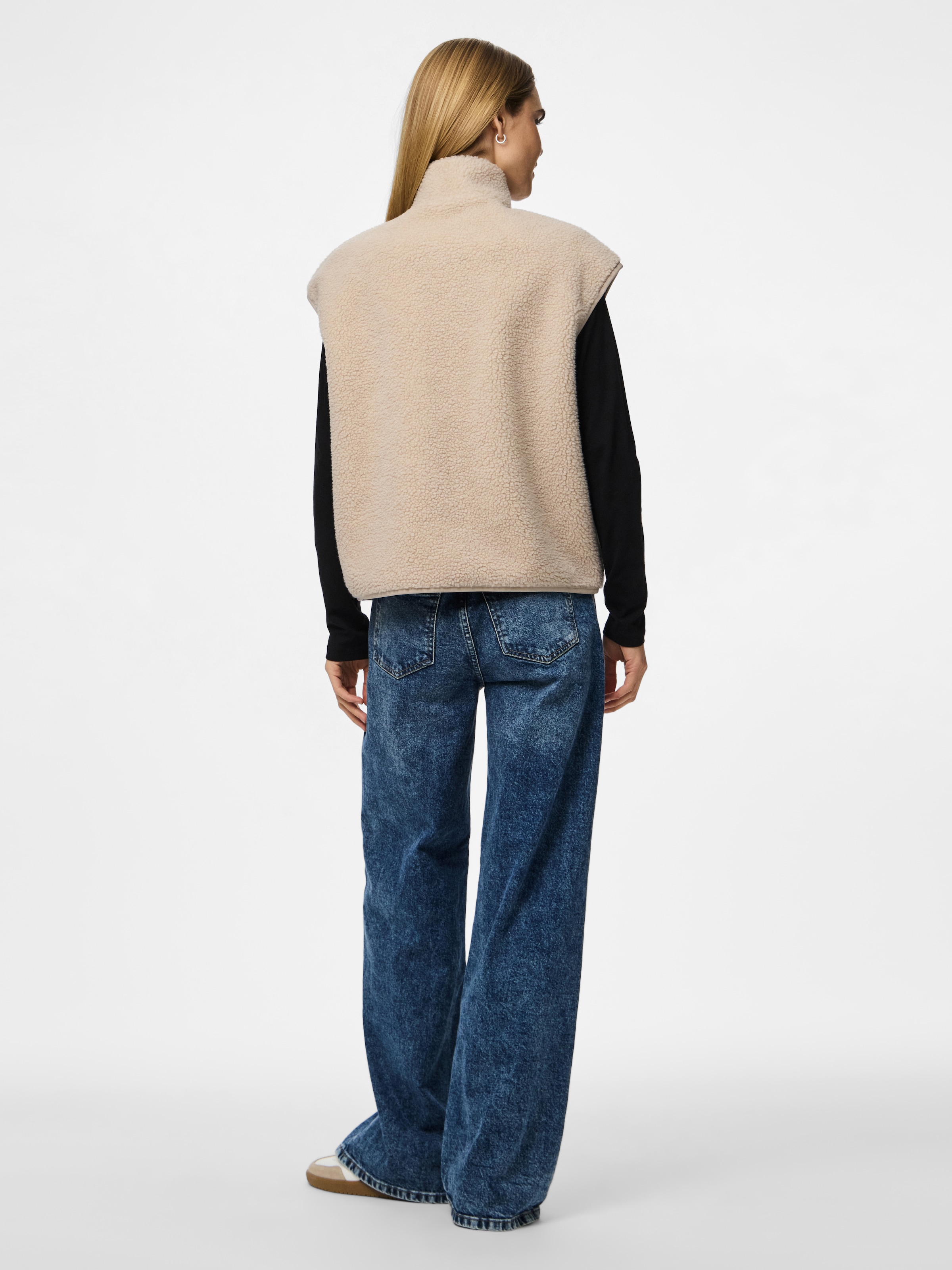 pieces Plüschweste »PCSADIA TEDDY VEST NOOS BC« Kunstfaser