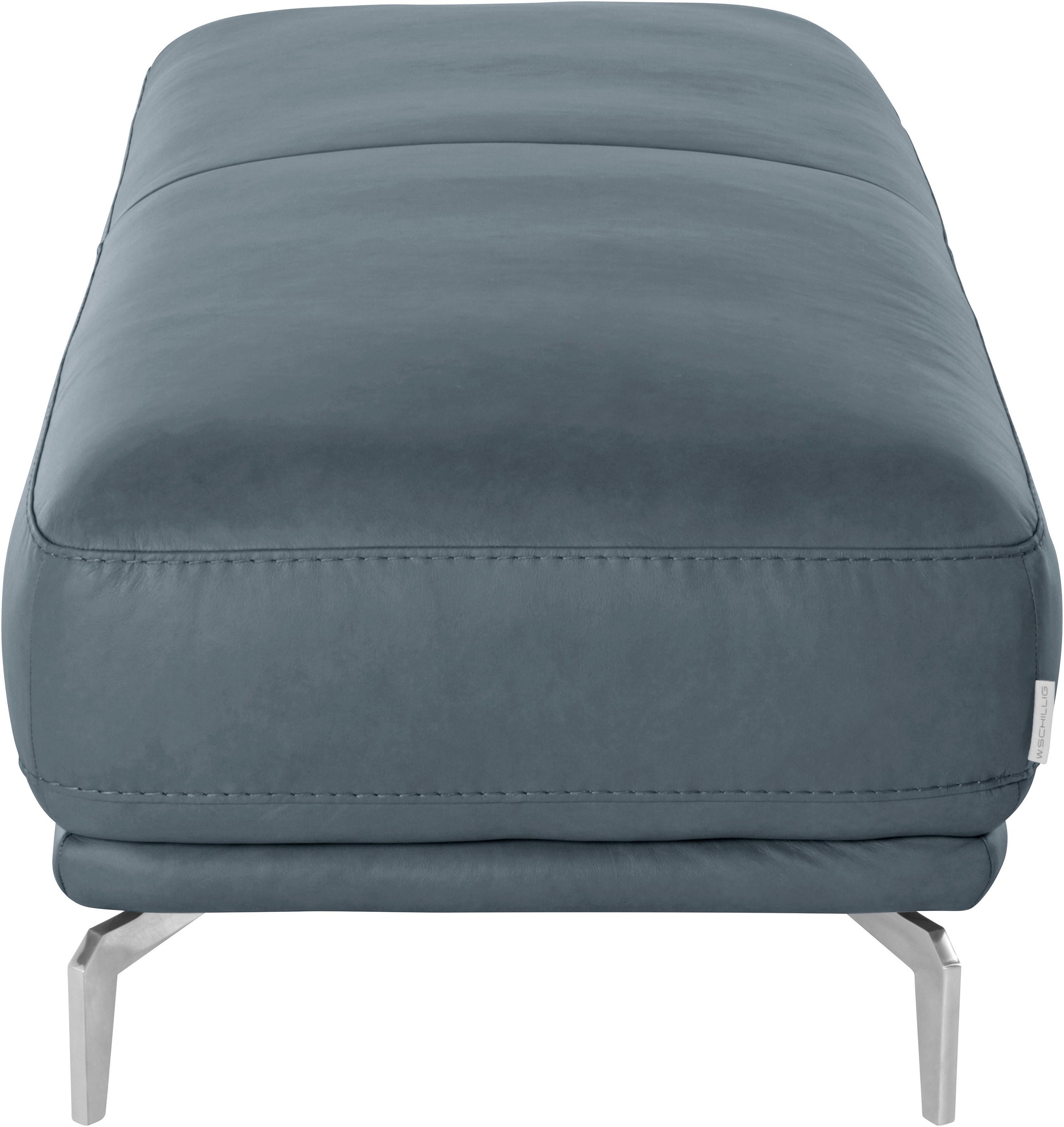 W.SCHILLIG Hocker »montanaa«, mit Metallfüßen in Chrom glänzend, Breite 141 cm
