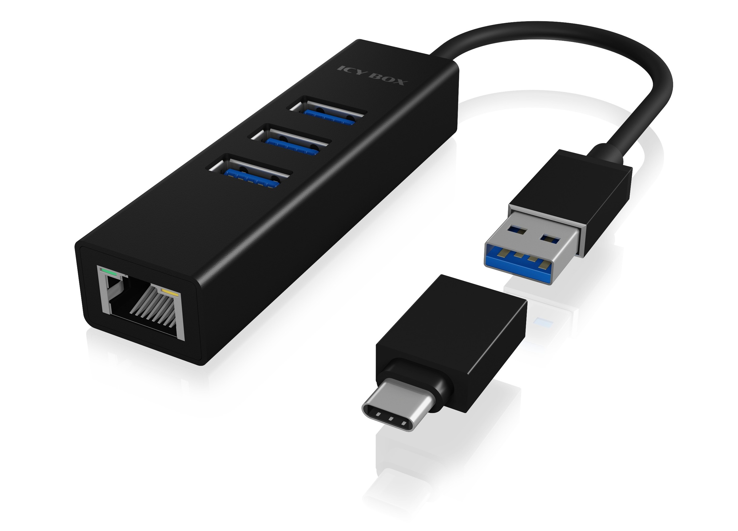 Netzwerk-Adapter »USB 3.0 HUB & LAN Adapter«