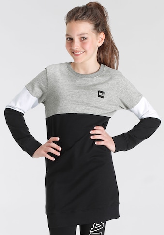 Sweatkleid »mit coolem Colourblocking«, NEUE MARKE! Alife & Kickin für Kids.