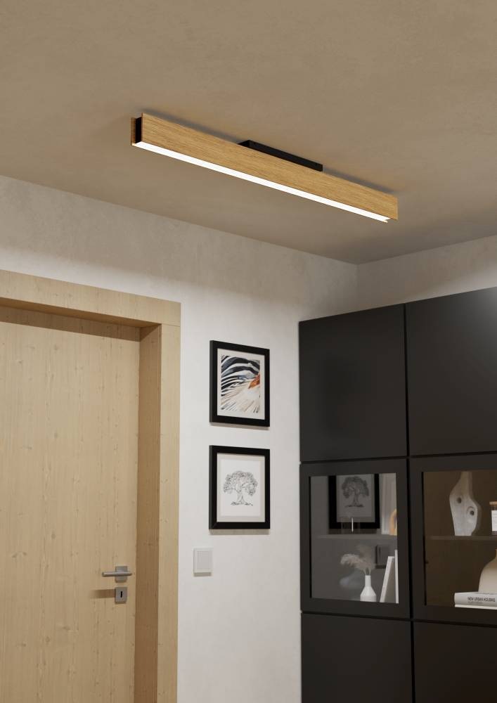 EGLO Deckenleuchte »ANCHORENA-Z«, 1 flammig, Leuchtmittel LED-Modul | LED wechselbar, App und Sprachsteuerung Alexa, RGB, FSC100HB, dimmbar, Deckenlampe