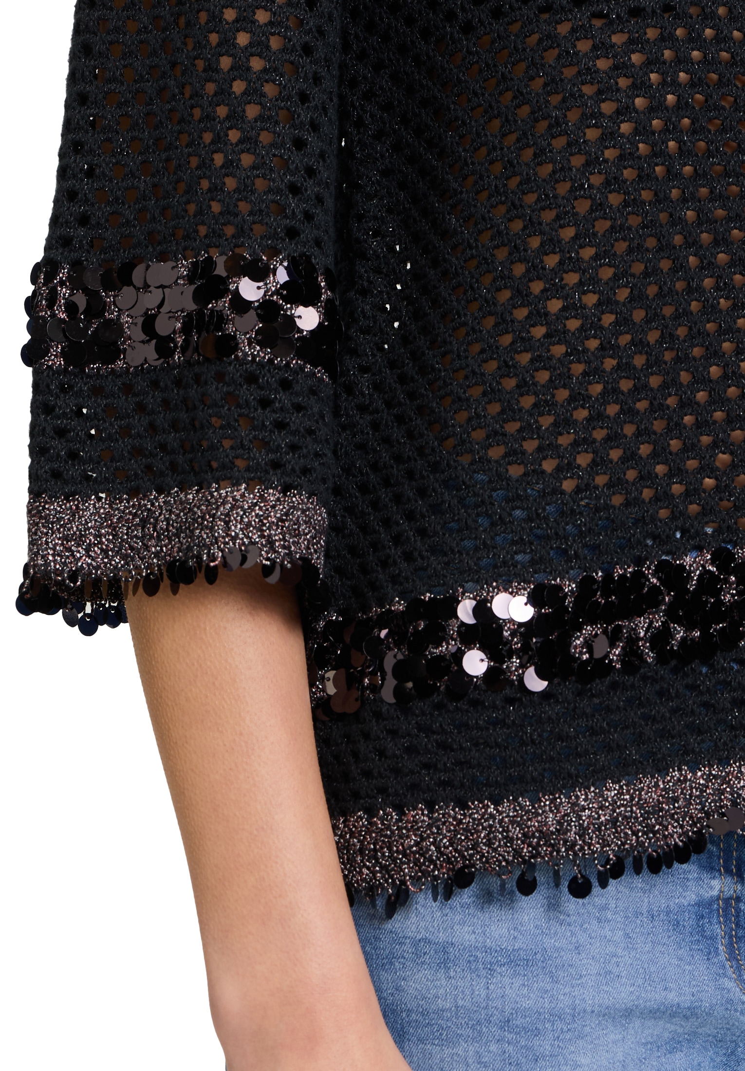 Betty Barclay Strickpullover »Strickpullover mit Lochmuster«