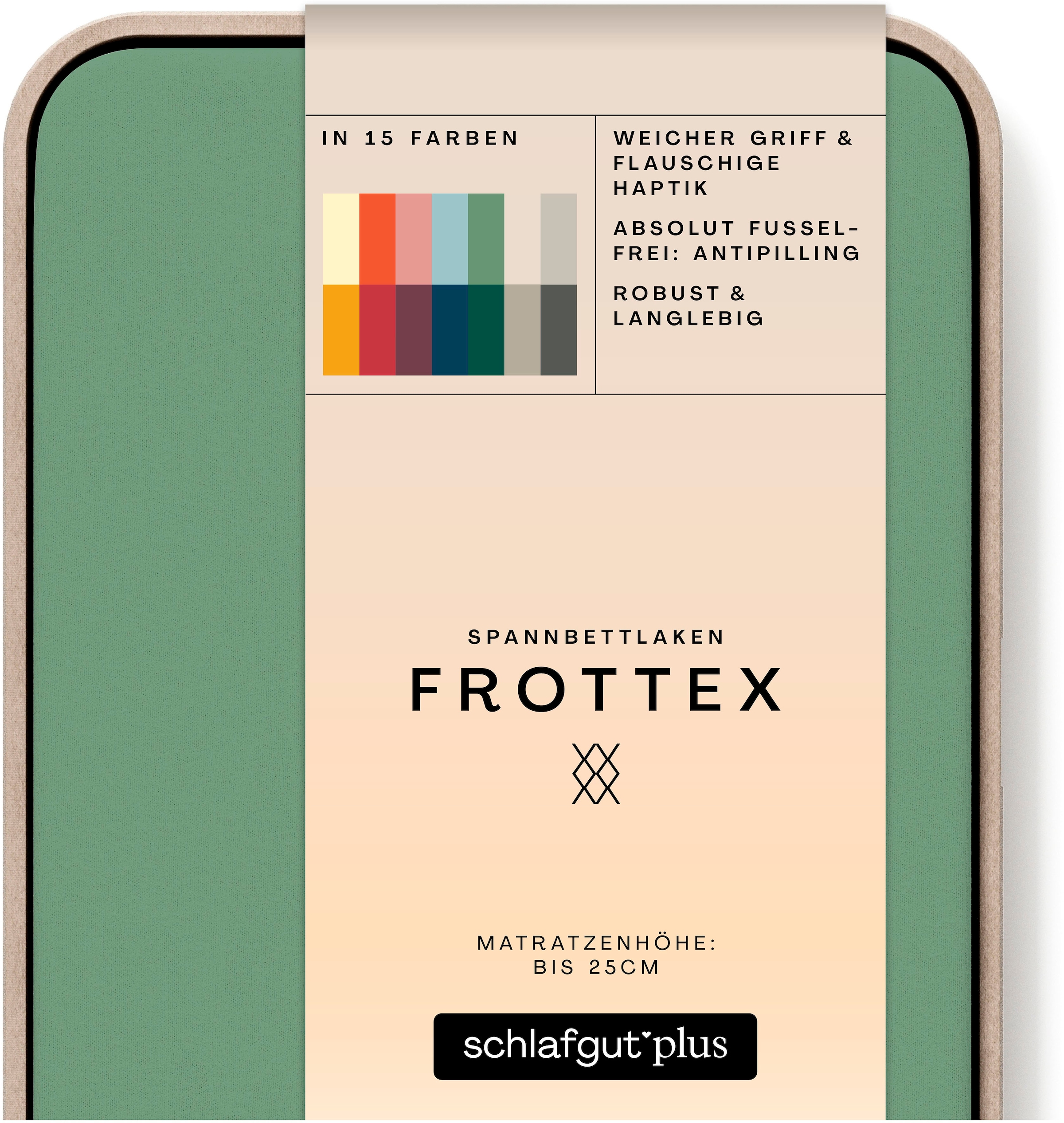 Schlafgut Bettlaken »Frottex Spannbettlaken« MADE IN GREEN by OEKO-TEX®