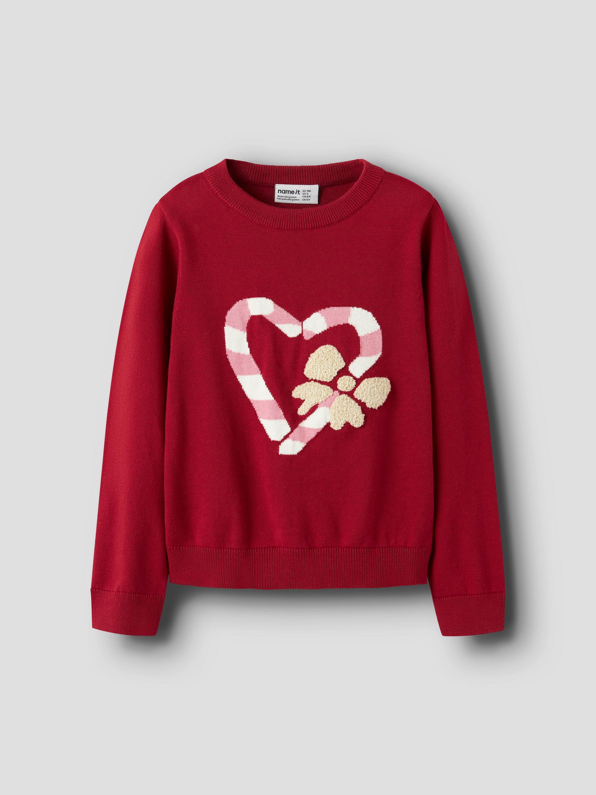 Name It Weihnachtspullover »NMFREAMO LS KNIT«, Größe 110