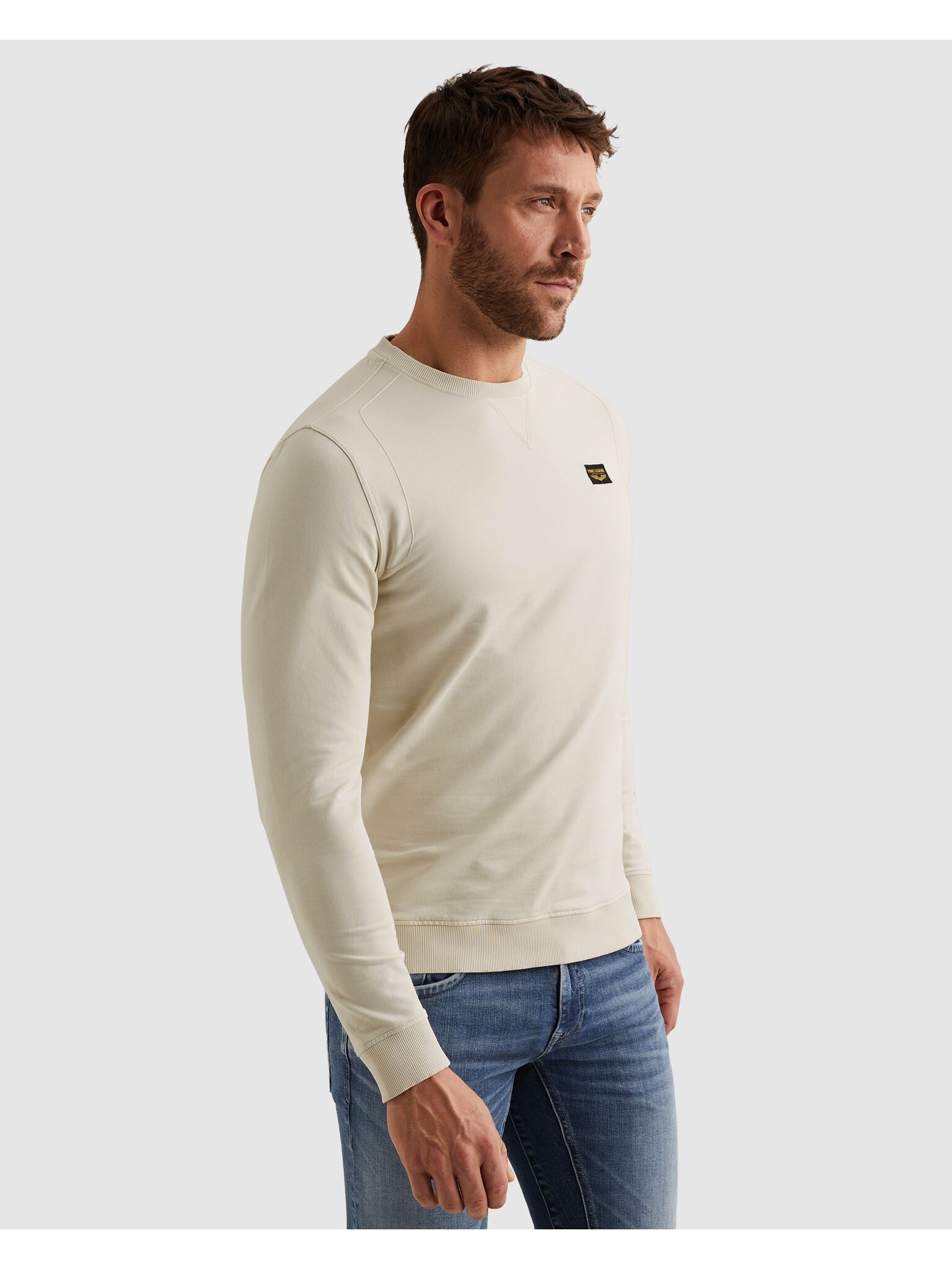 PME LEGEND Sweatshirt »Airstrip sweat«, mit Logo Stickerei
