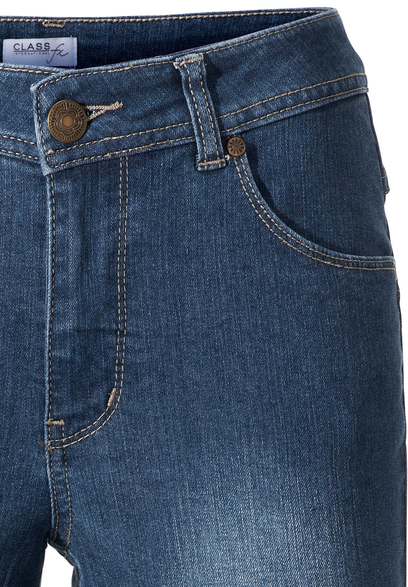 heine Röhrenjeans »Bauchweg-Jeans 7/8-Jeans mit Power-Mesh«
