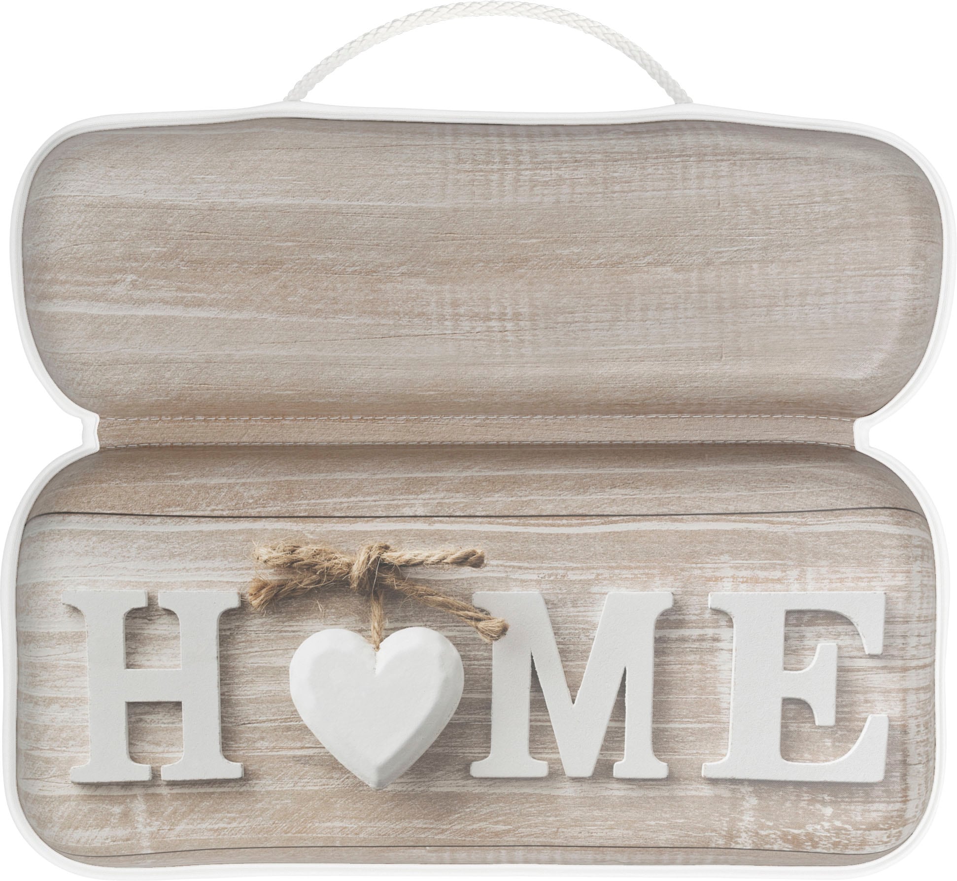 Sanilo Damen Nackenkissen »Badewannenkissen Home« bequem in braun, Größe B/H/L: 39 cm x 5,5 cm