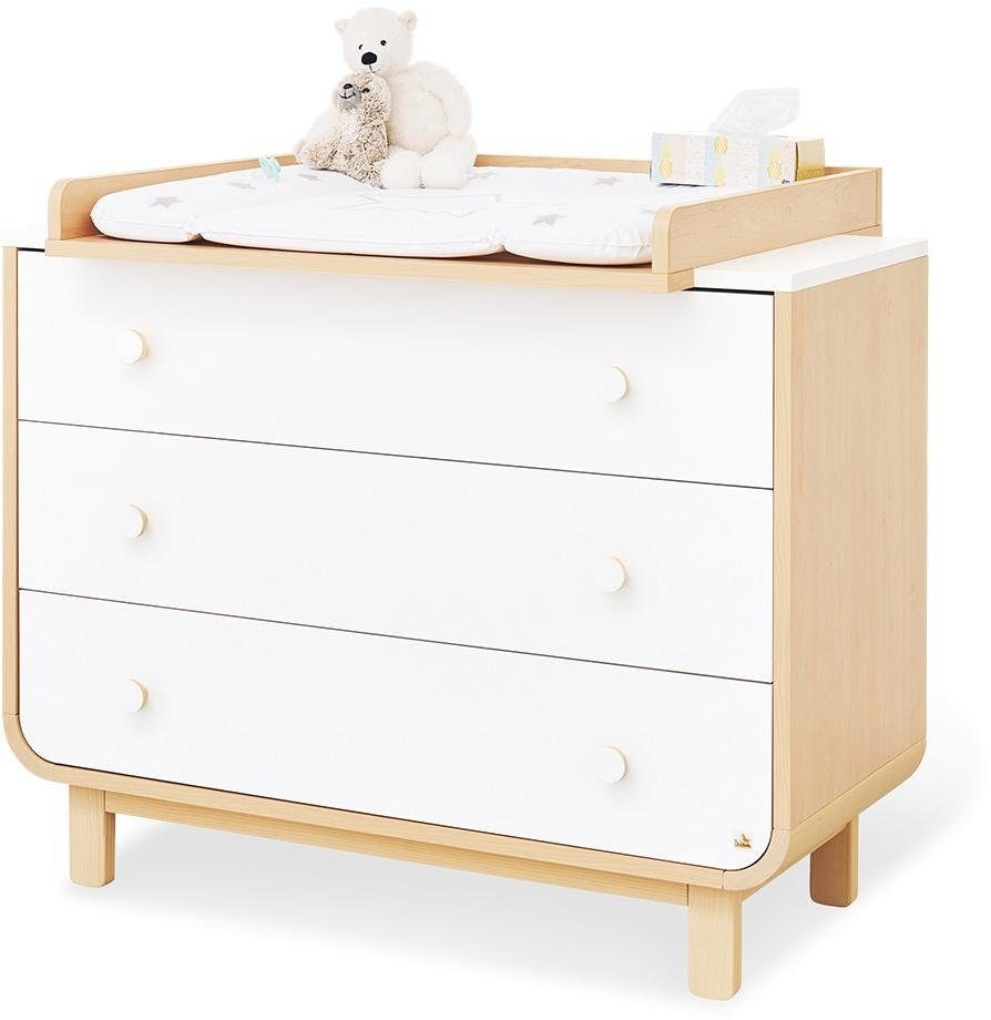 Pinolino® Wickelkommode »Round«, bis 15 kg, Made in Europe, 115 cm