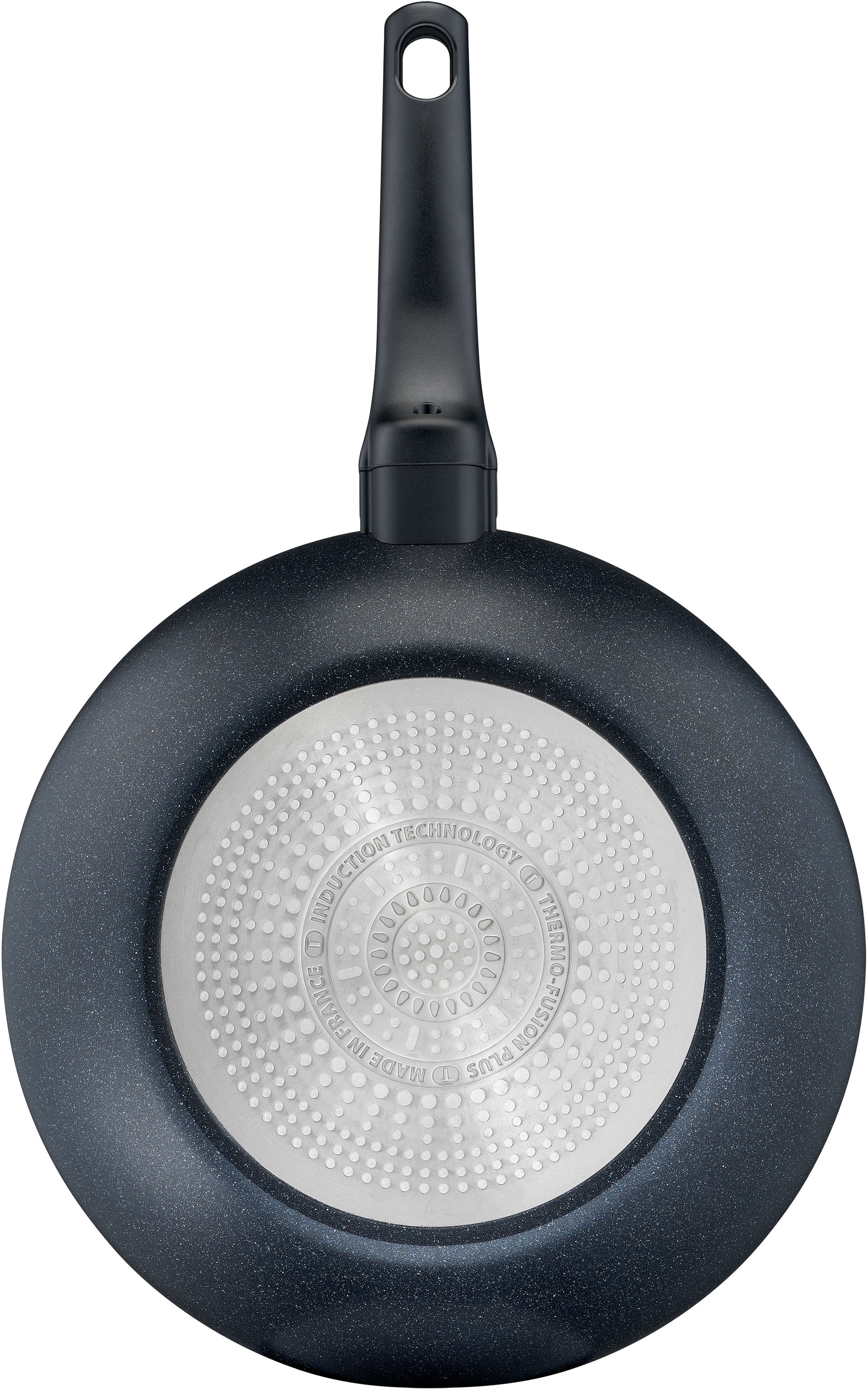Tefal Wok »Black Stone«, Aluminium, (1 tlg.), Aluminium, Mineralia Antihaft, Thermo-Signal, alle Herdarten,Induktion